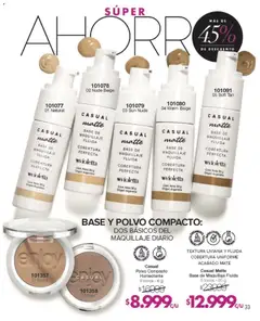 Vista previa Violetta - Violetta Cosméticos válido desde el 09.03.2026 | Página: 33 | Productos: Base de maquillaje, Maquillaje, Polvo, Polvo compacto