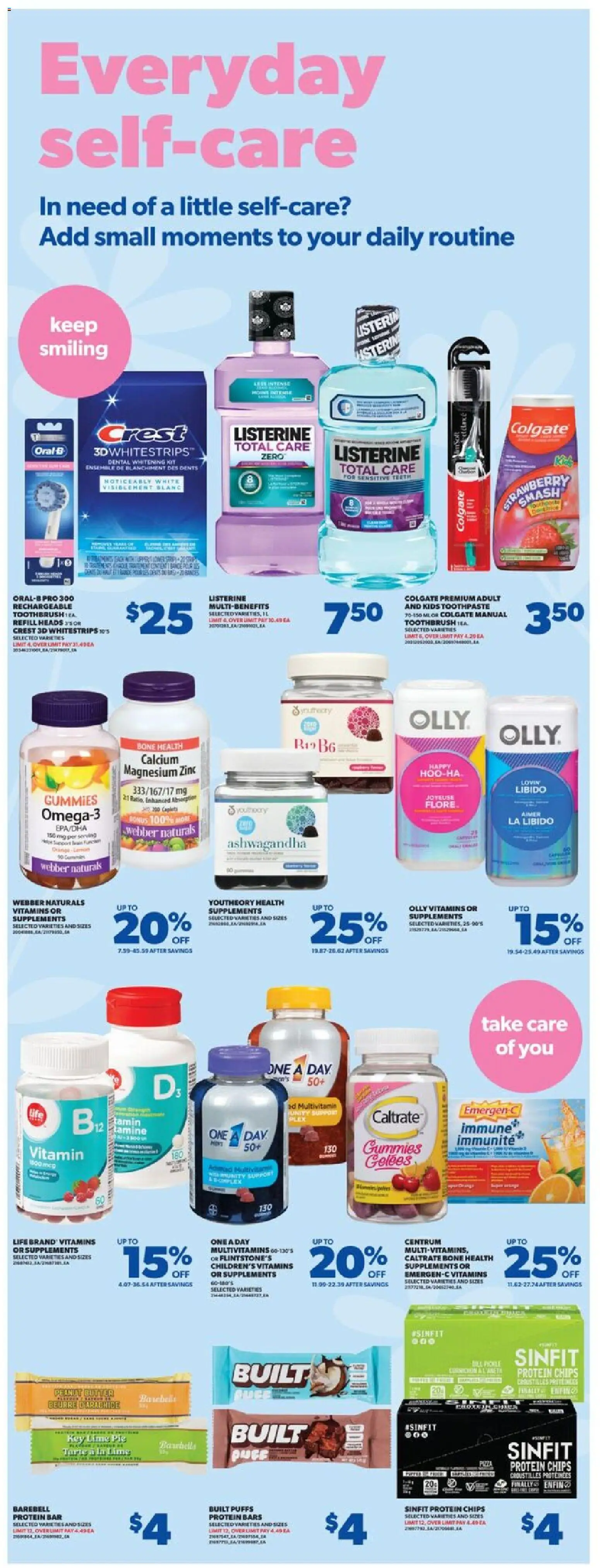 Real Canadian Superstore flyer valid from 26.03.2026 | Page: 30 | Products: Chips, Toothpaste, Butter, Pizza