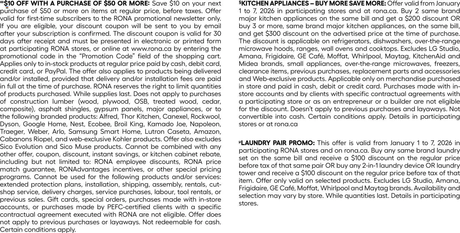 Rona flyer valid from 01.01.2026 | Page: 23 | Products: Cabinet