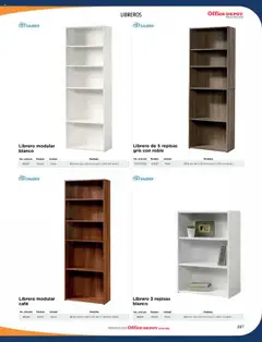 Vista previa de Office Depot catálogo 2025, nuevo folleto de la tienda, válido en México a partir del 09.01.2025 | Página: 289 | Productos: Café, Modular