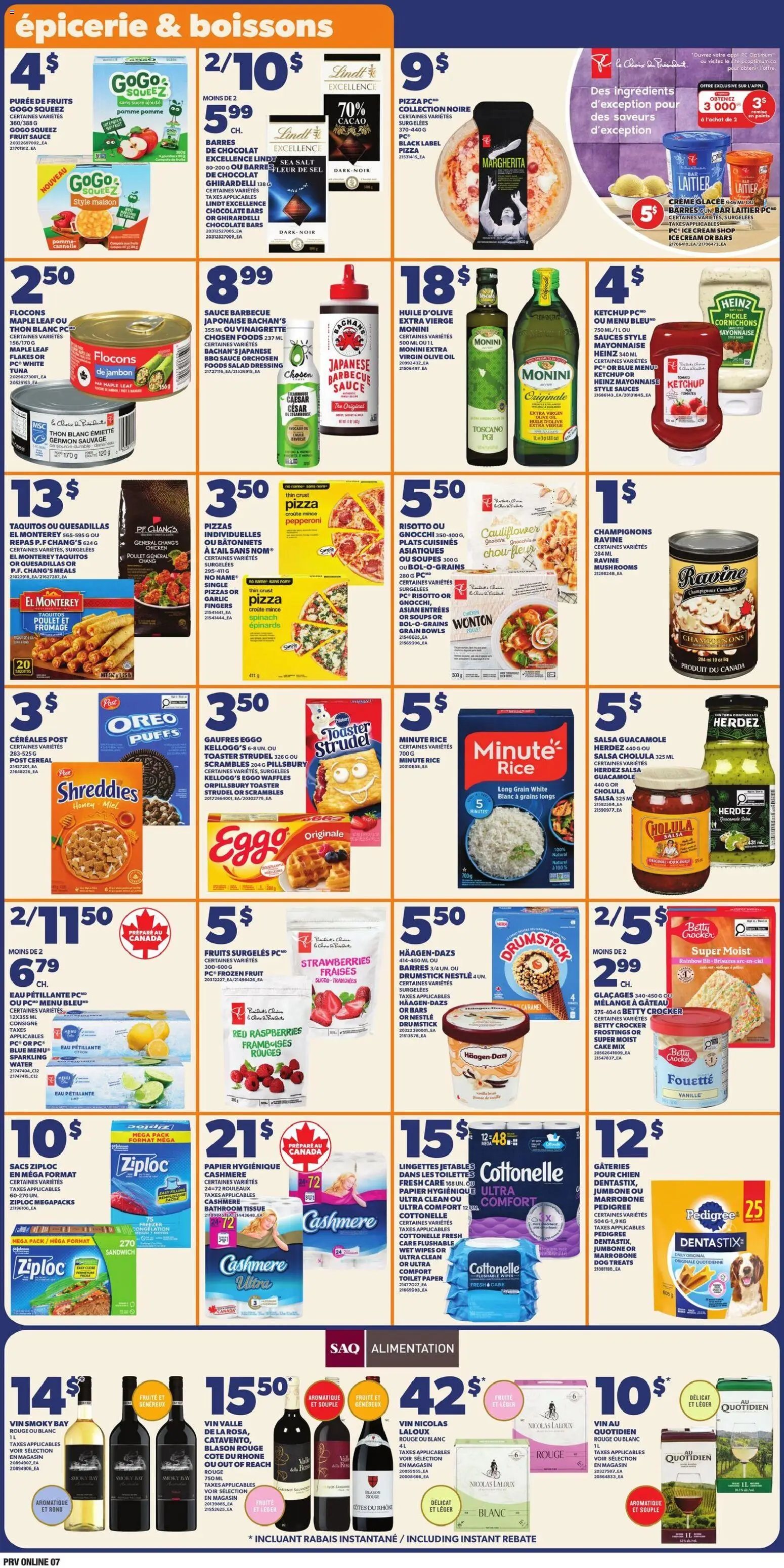 Provigo flyer valid from 23.04.2026 | Page: 8 | Products: Rice, Strawberries, Ice cream, Chicken
