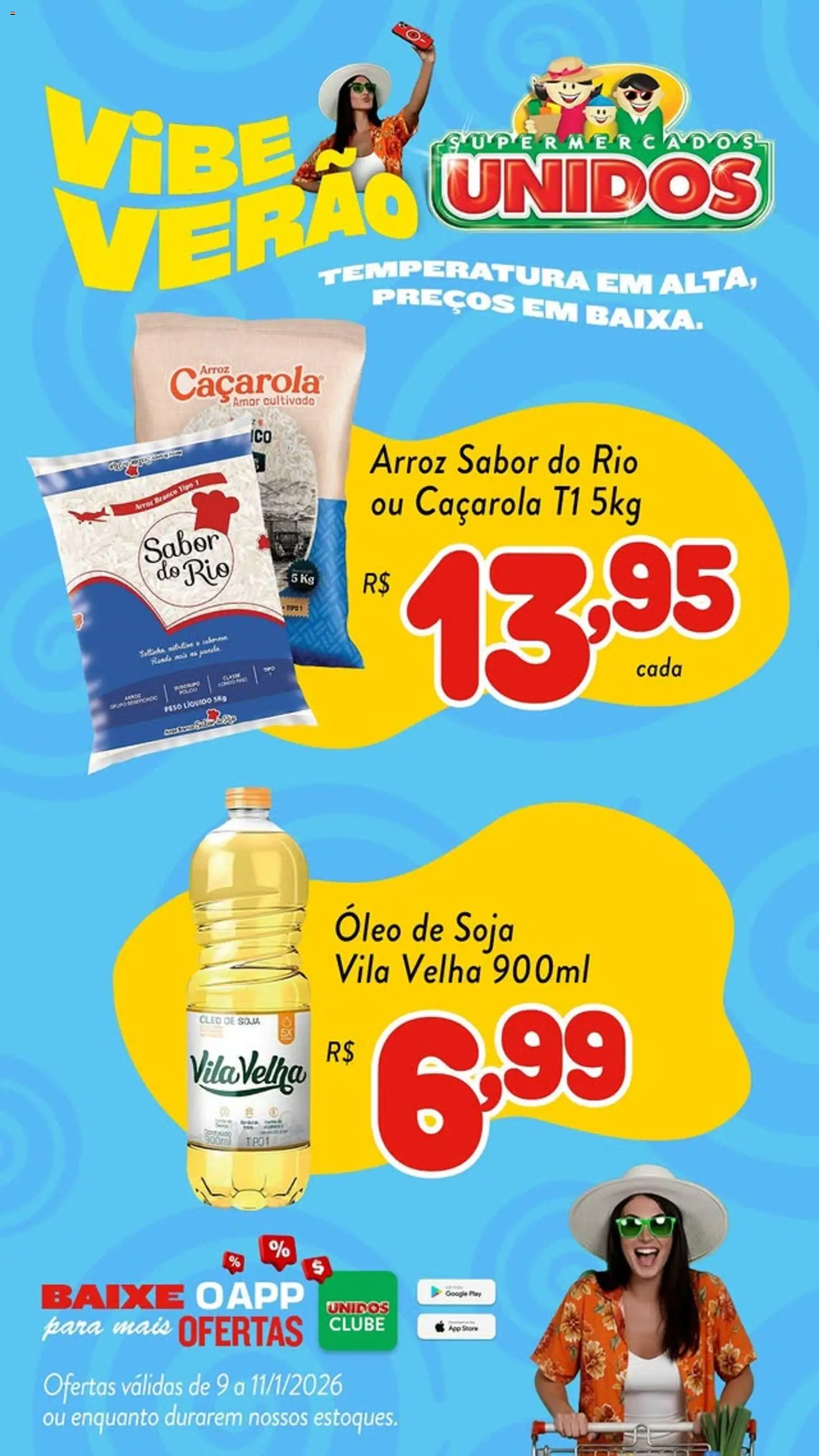 Supermercados Unidos Folheto - válido de 09.01.2026 | Página: 3 | Produtos: Caçarola, Óleo, Arroz, Soja