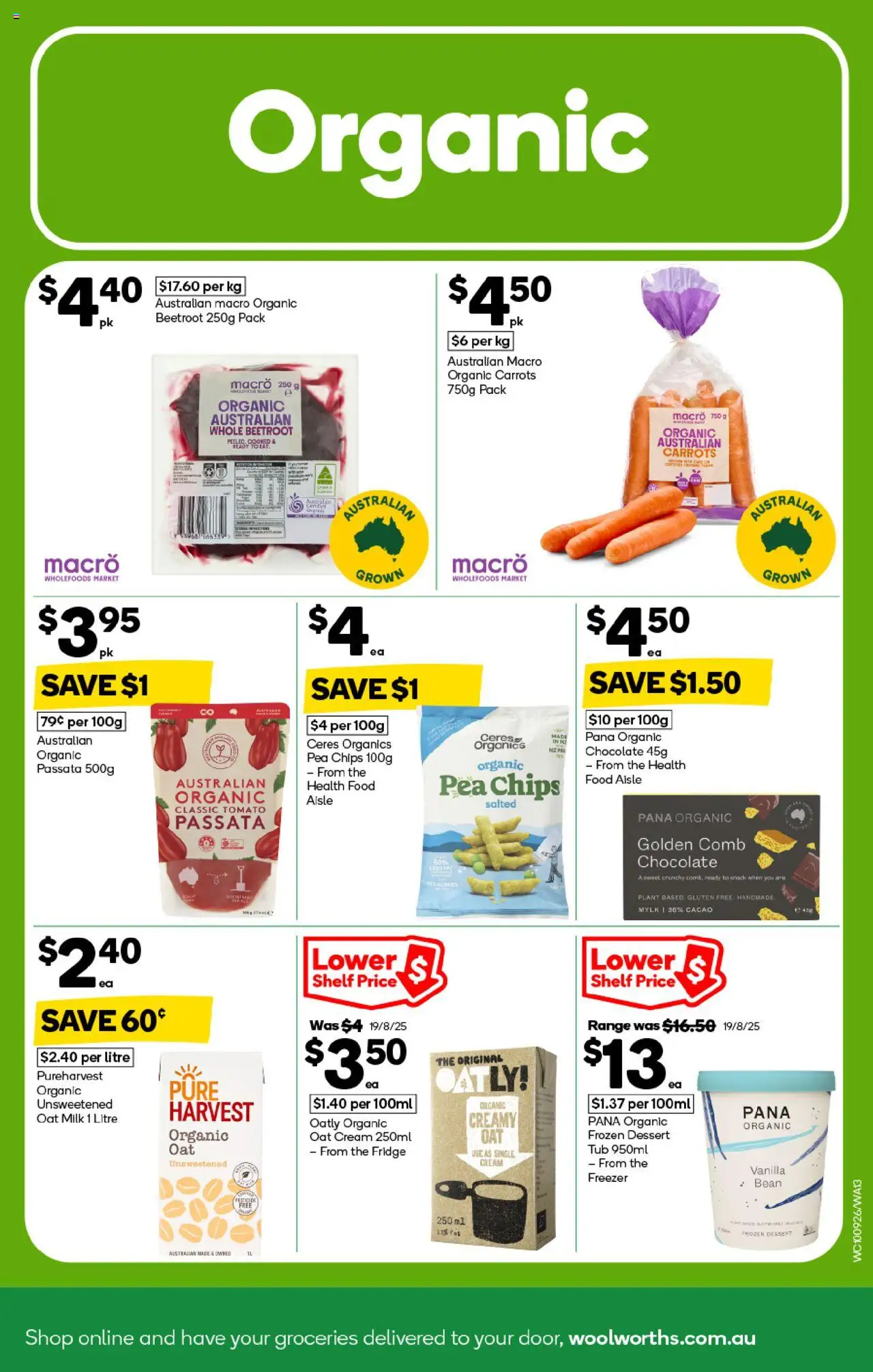 Woolworths catalogue - valid from 10.09.2025 | Page: 13 | Products: Pot, Chocolate, Cream, Beetroot
