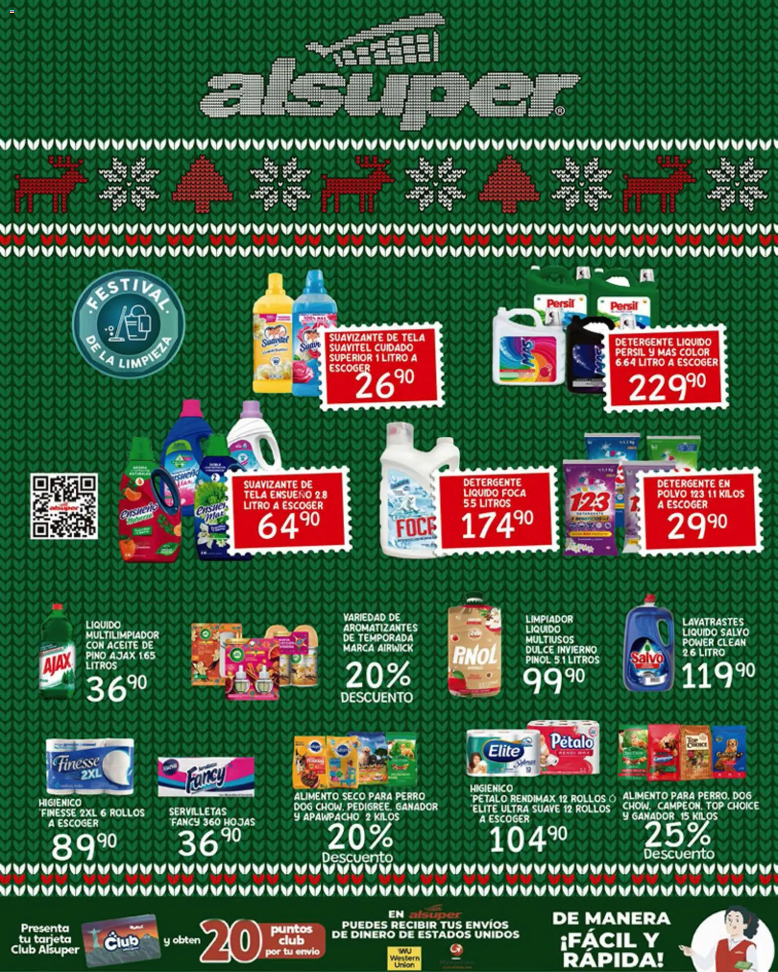 Nuevas ofertas de Alsuper válidas en toda la República Mexicana desde el 28.11.2025. ¡Encuentra las mejores ofertas en Alsuper folleto Laguna! | Página: 8 | Productos: Detergente, Suavizante, Top, Servilletas
