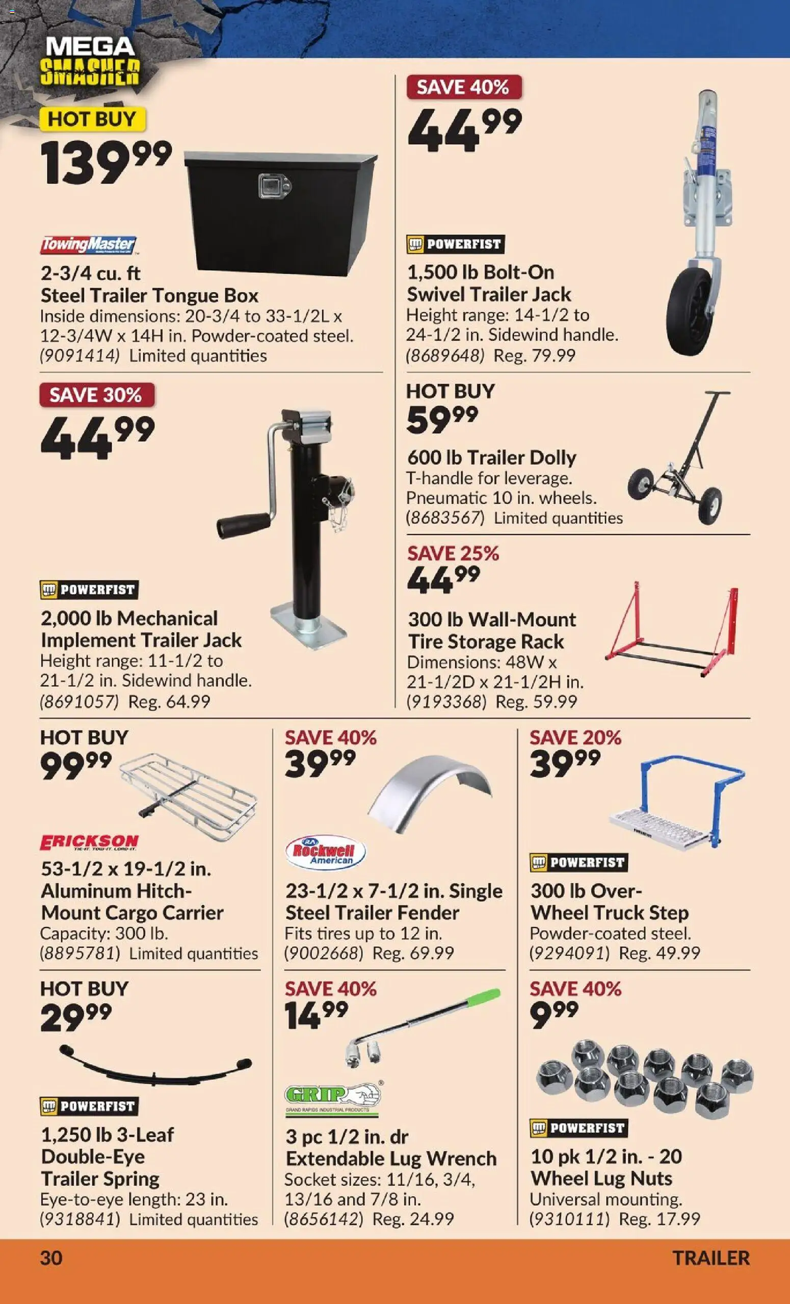 Princess Auto flyer valid from 18.11.2025 | Page: 43 | Products: Nuts, PC, Socket, Box