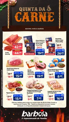 Barbosa Supermercados ofertas Quinta da Carne  - Pré-Visualização do folheto da loja Barbosa Supermercados, válido de 26.03.2026