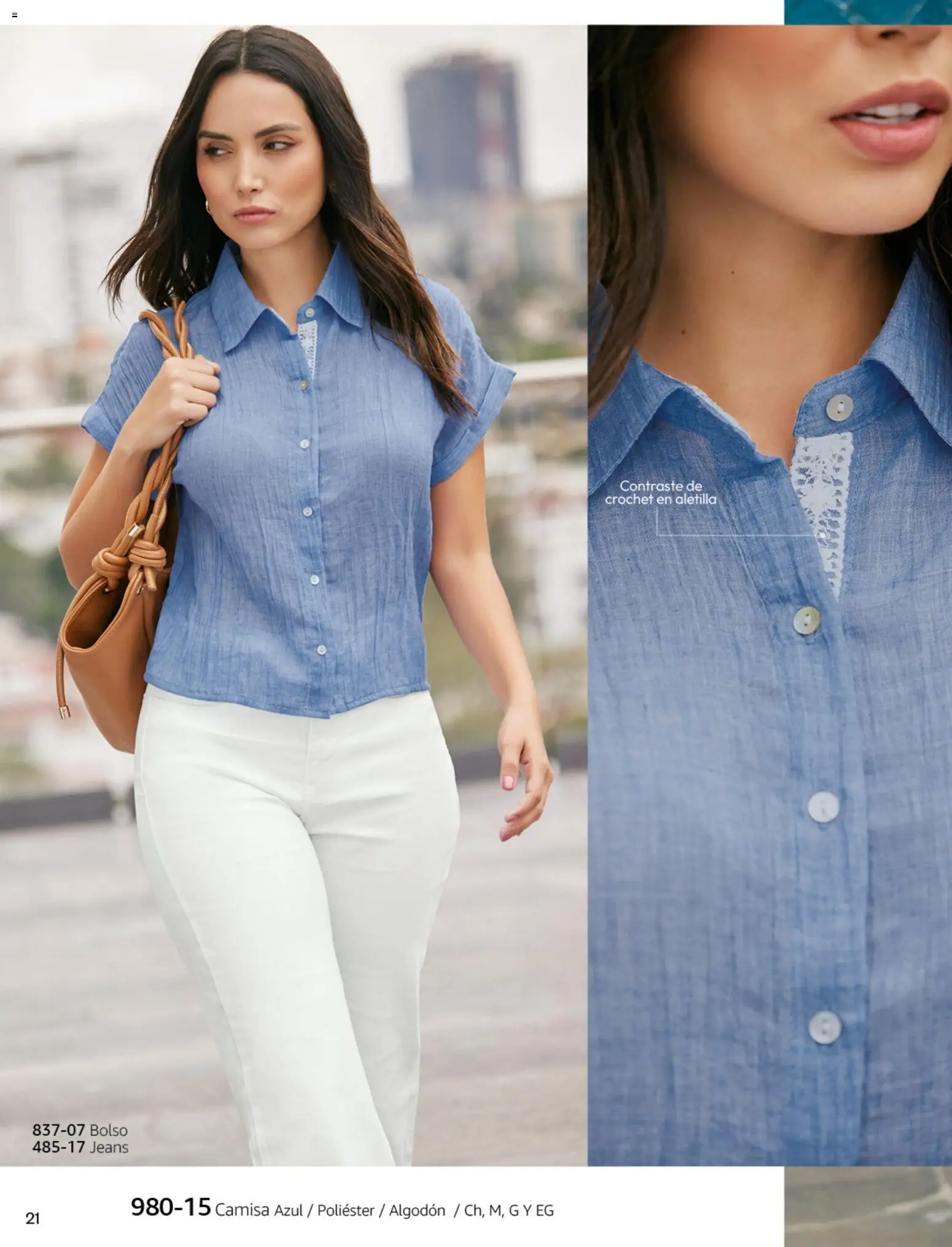 Nuevas ofertas de Cklass válidas en toda la República Mexicana desde el 02.01.2026. ¡Encuentra las mejores ofertas en Cklass catálogo Secrets! | Página: 55 | Productos: Camisa, Bolso, Algodón