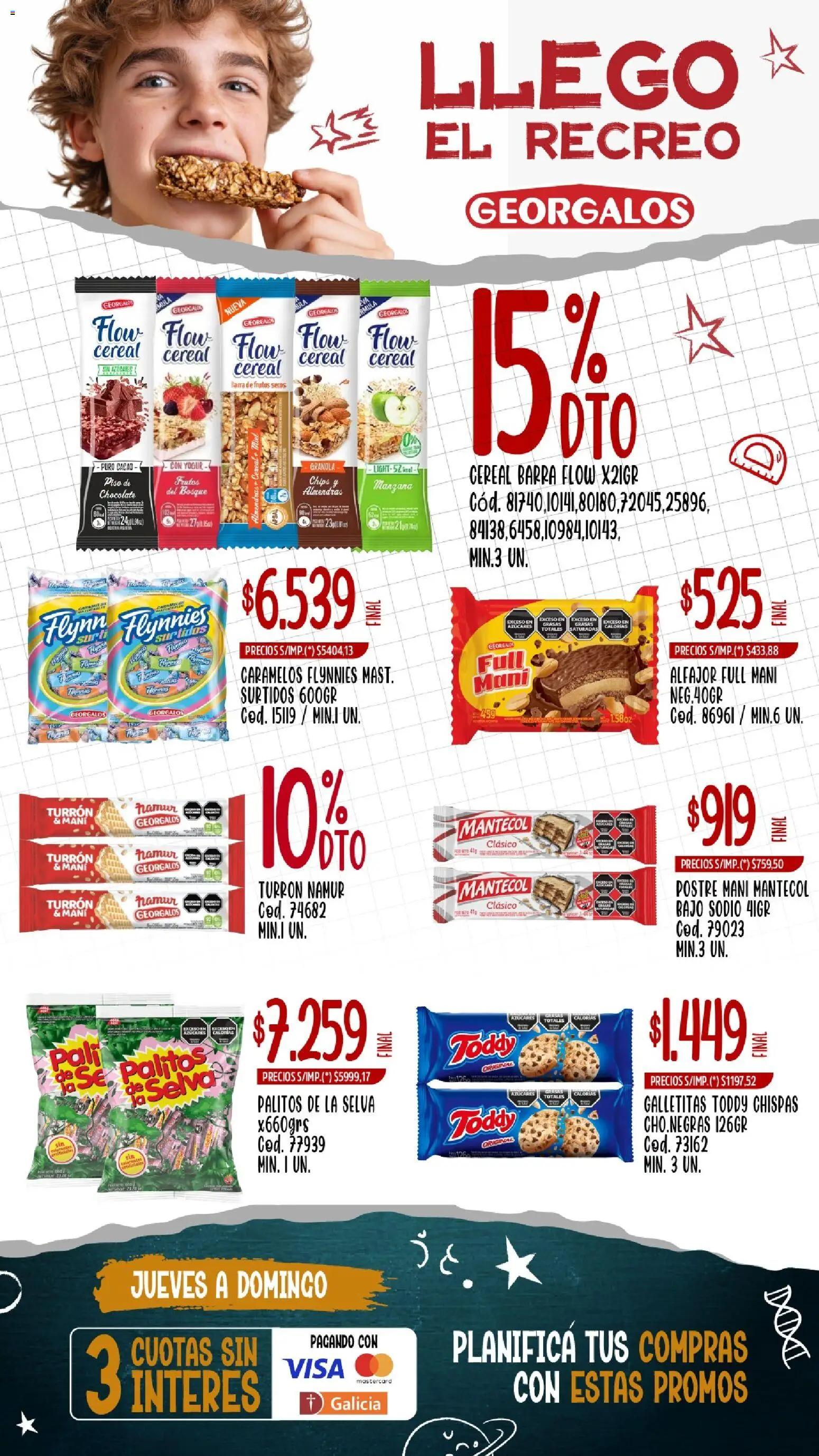 Yaguar - Volvemos al Cole  │ válido desde el 09.02.2026 | Página: 6 | Productos: Galletitas, Mani, Manzana, Turrón
