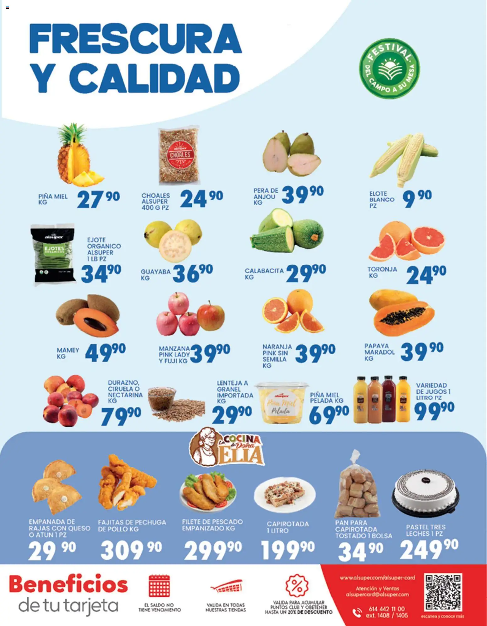 Nuevas ofertas de Alsuper válidas en toda la República Mexicana desde el 31.03.2026. ¡Encuentra las mejores ofertas en Alsuper folleto Laguna! | Página: 7 | Productos: Pera, Atún, Pastel, Cocina