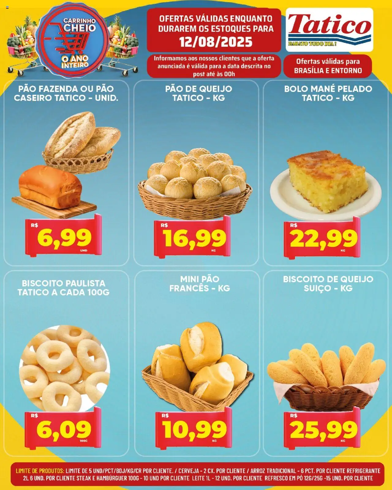 Tatico Folheto - válido de 12.08.2025 | Página: 10 | Produtos: Refresco, Pão, Hambúrguer, Refrigerante