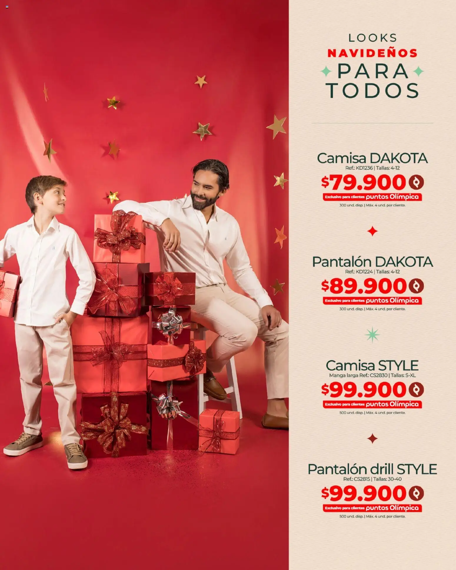 Olímpica revista - valida desde el 01.12.2025 | Página: 3 | Productos: Camisa