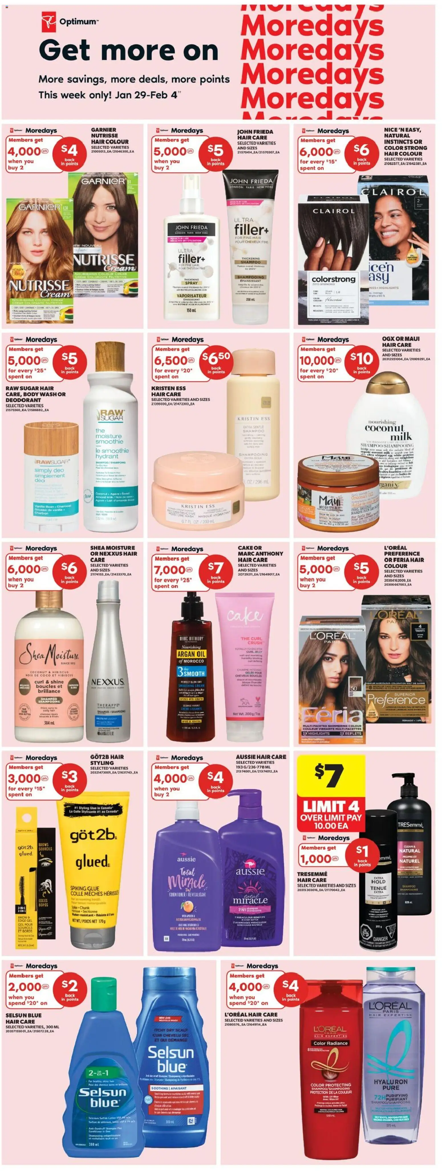 Real Canadian Superstore flyer valid from 29.01.2026 | Page: 15 | Products: Cream, Mask, Milk, Oil