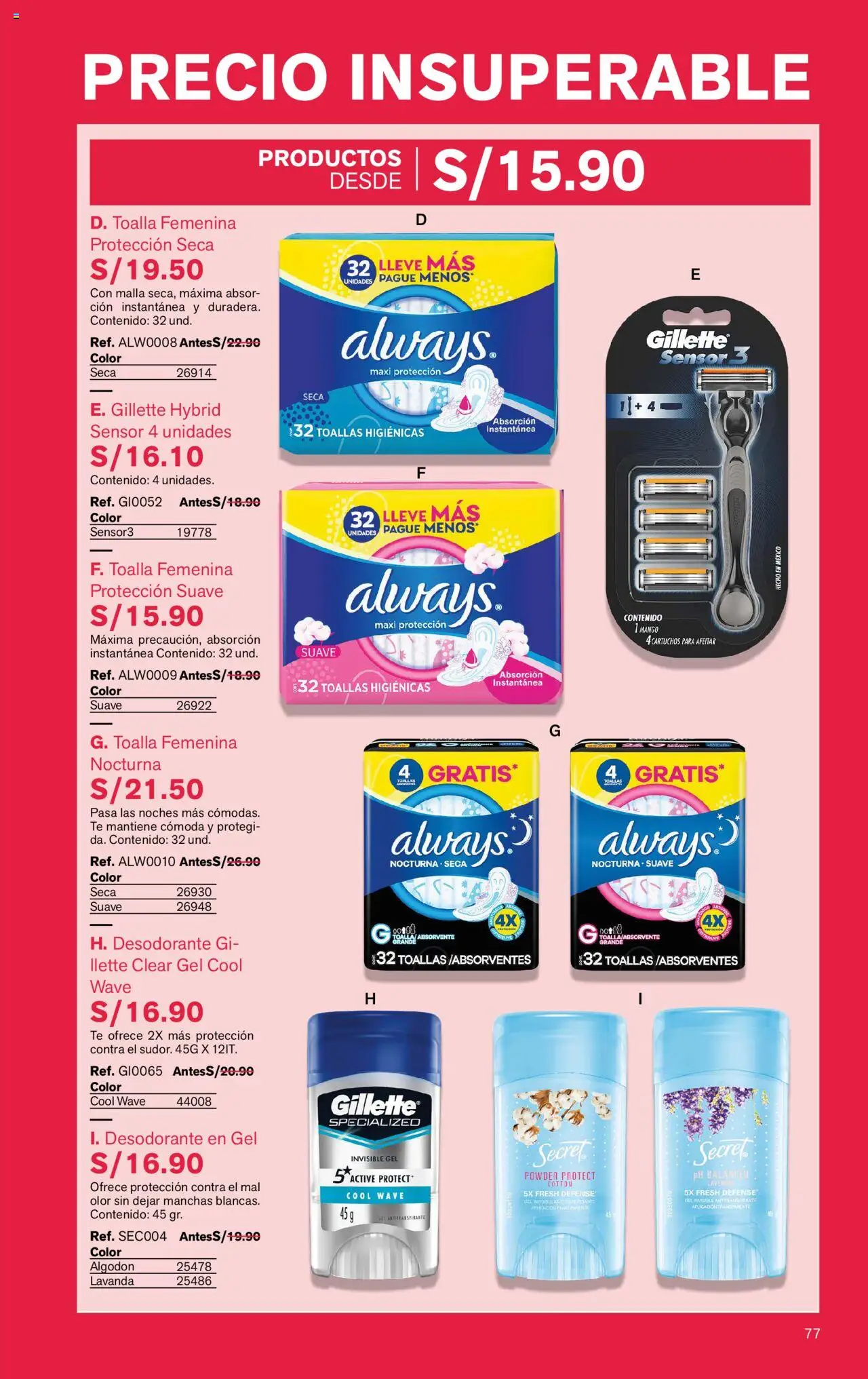 Catálogo Leonisa válido desde 24.06.2025 | Página: 77 | Productos: Desodorante, Cómoda, Toalla, Té