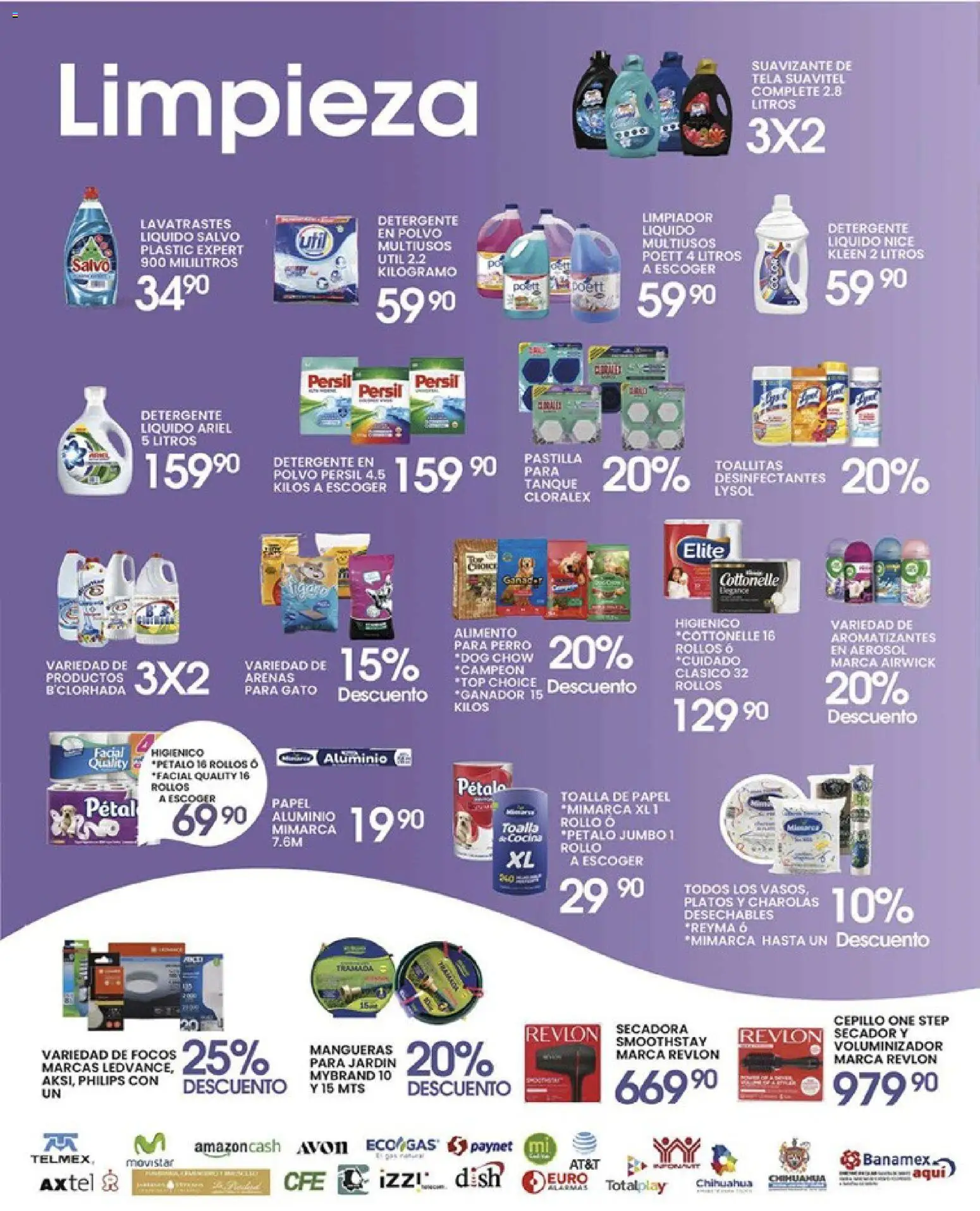 Nuevas ofertas de Alsuper válidas en toda la República Mexicana desde el 07.04.2026. ¡Encuentra las mejores ofertas en Alsuper folleto Casas Grandes! | Página: 5 | Productos: Detergente, Limpiador, Toalla, Top