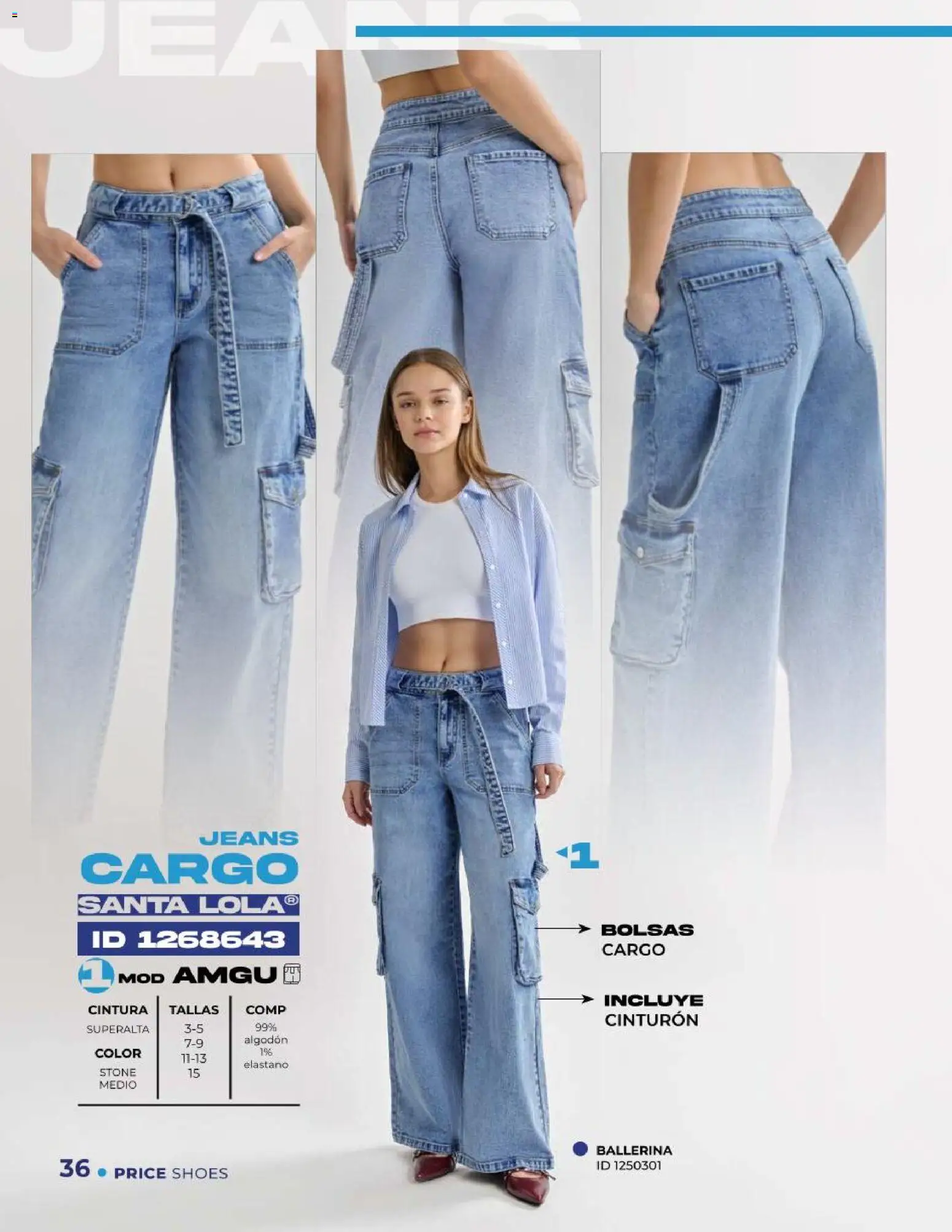 Nuevas ofertas de Price Shoes válidas en toda la República Mexicana desde el 05.02.2026. ¡Encuentra las mejores ofertas en Price Shoes catálogo Jeans! | Página: 36