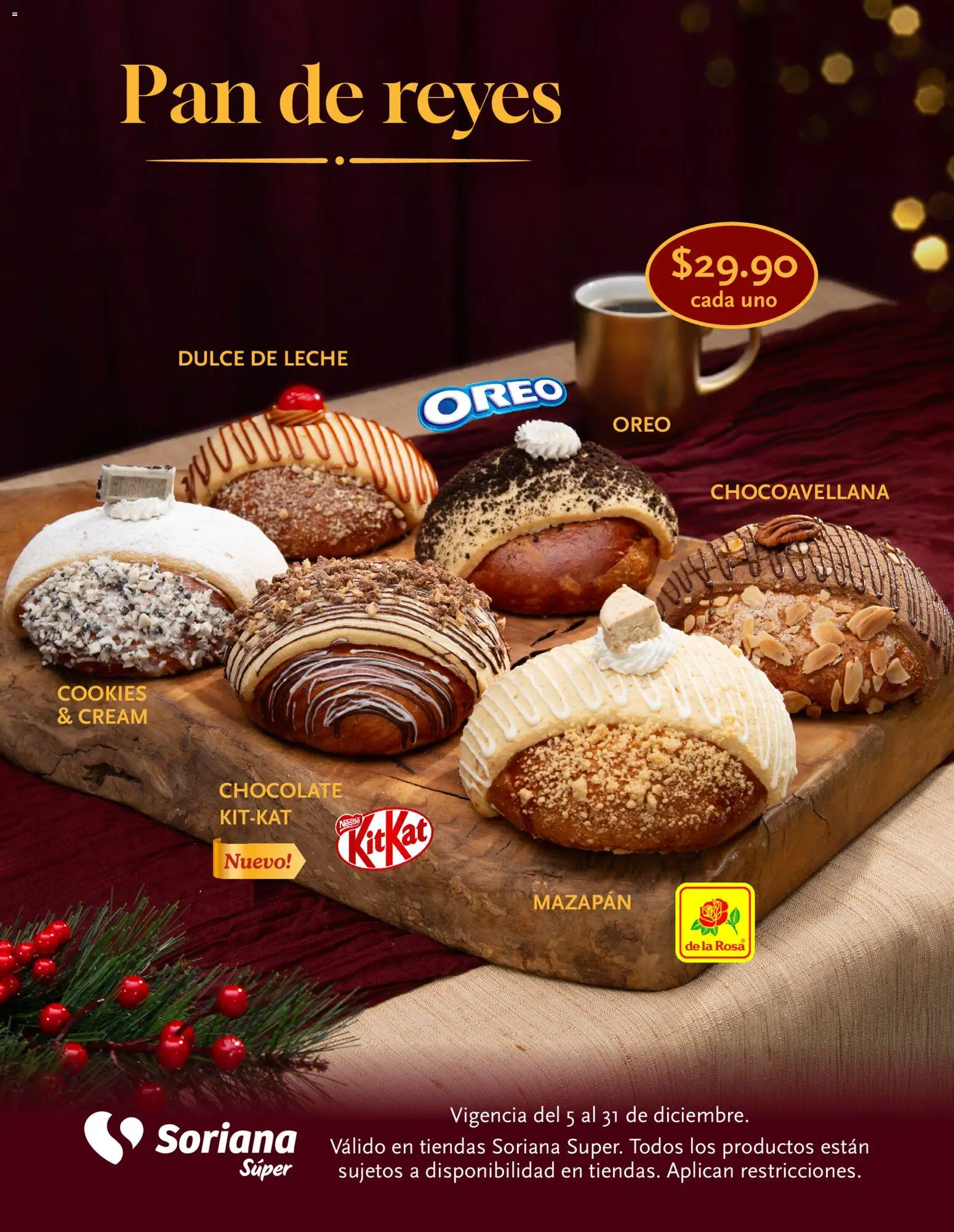 Nuevas ofertas de Soriana válidas en toda la República Mexicana desde el 05.12.2025. ¡Encuentra las mejores ofertas en Soriana - Cenas Navideñas Súper Nacional! | Página: 21 | Productos: Dulce de leche, Leche, Pan, Chocolate