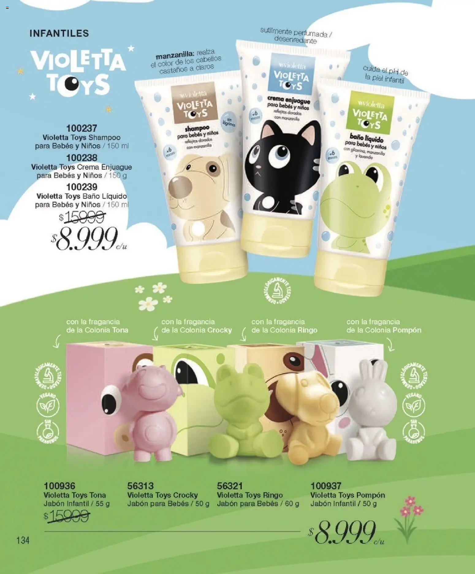 Violetta - Violetta Cosméticos │ válido desde el 18.03.2026 | Página: 134 | Productos: Baño, Fragancia, Shampoo, Crema