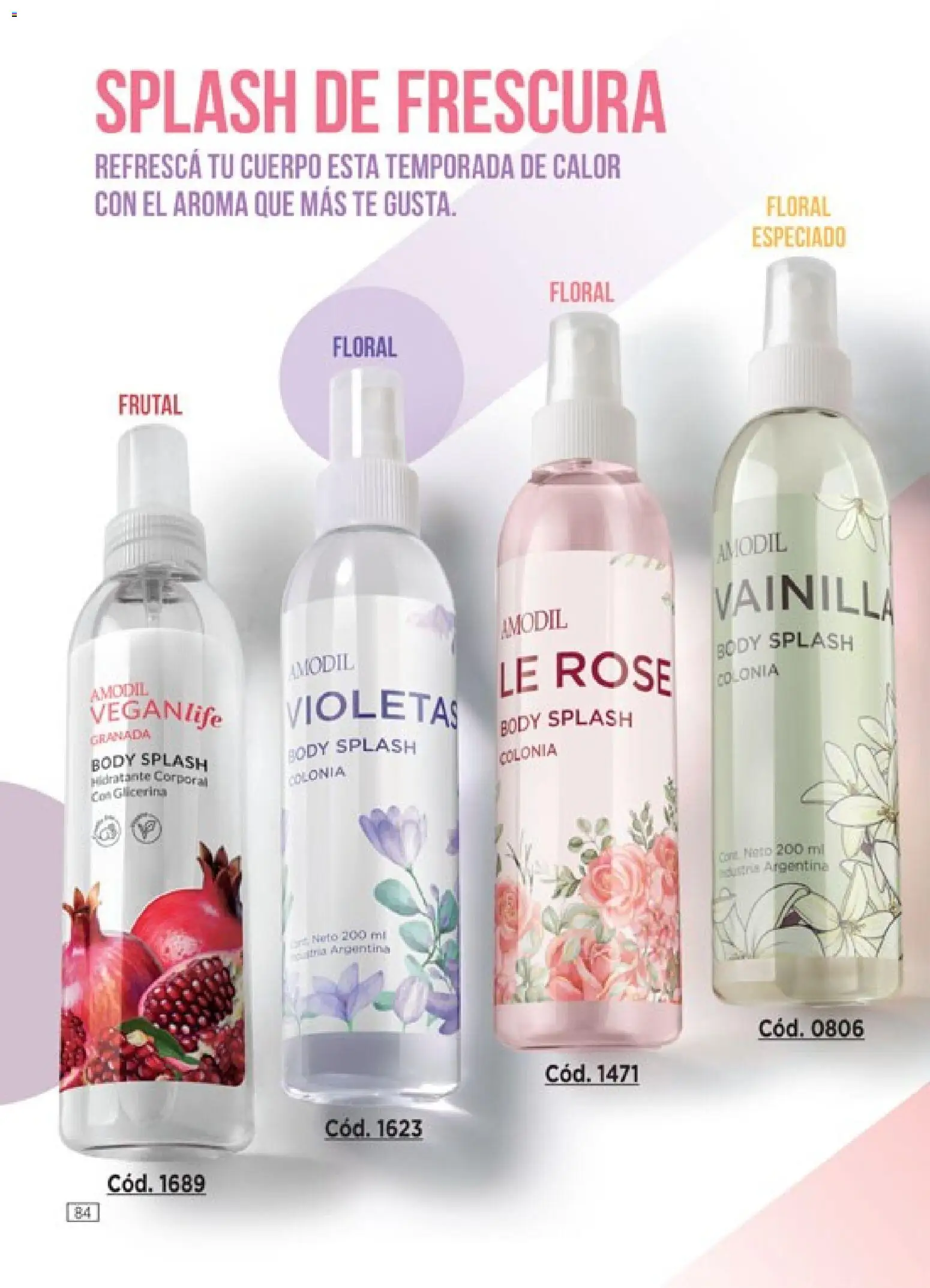 Catálogo Amodil Campaña 1/2026 │ válido desde el 01.01.2026 | Página: 84 | Productos: Body, Té