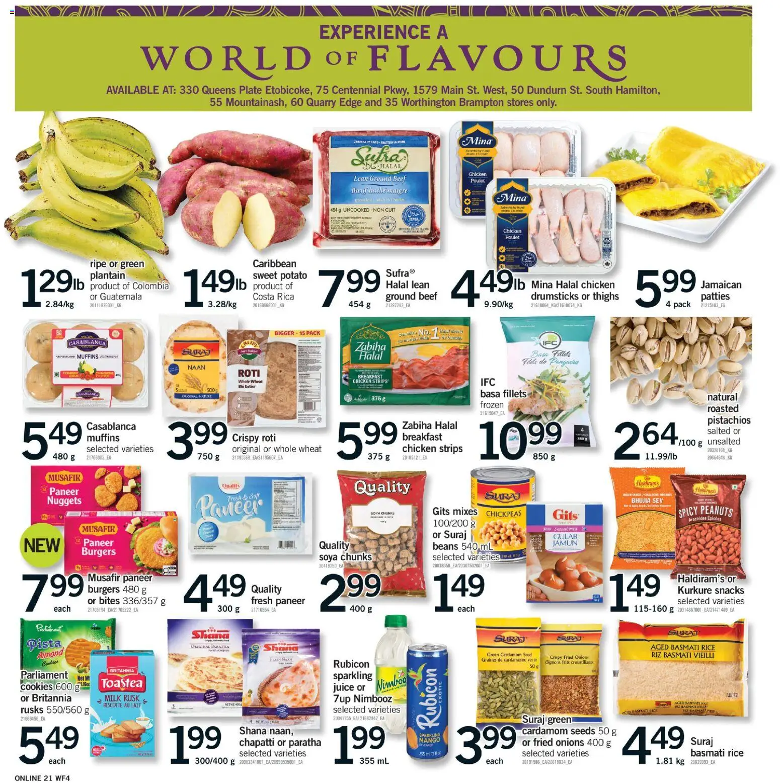 Fortinos flyer valid from 26.03.2026 | Page: 21 | Products: Rice, Beef, Cookies, Juice