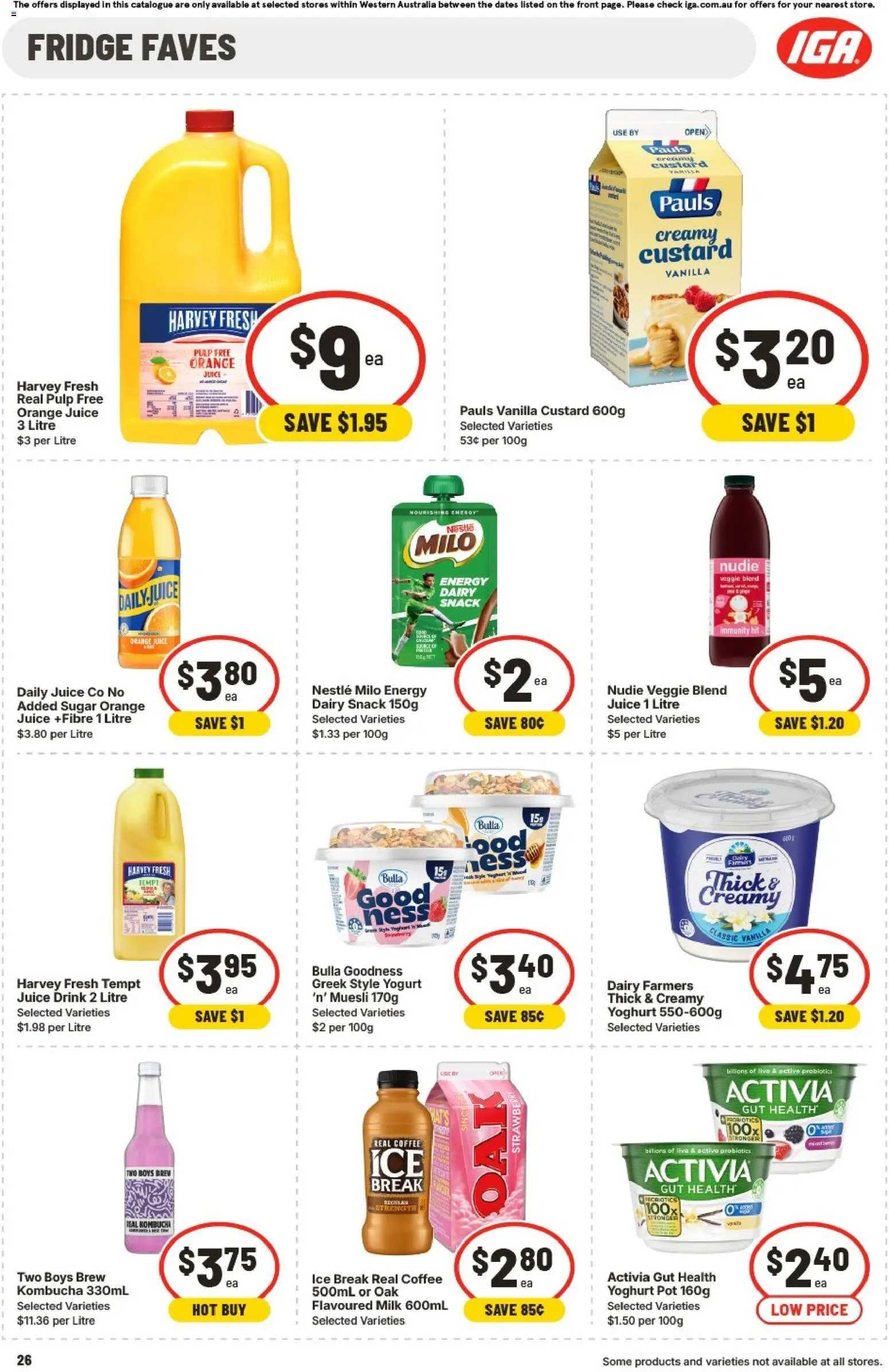 IGA catalogue - valid from 04.03.2026 | Page: 26 | Products: Dairy, Yoghurt, Coffee, Sugar