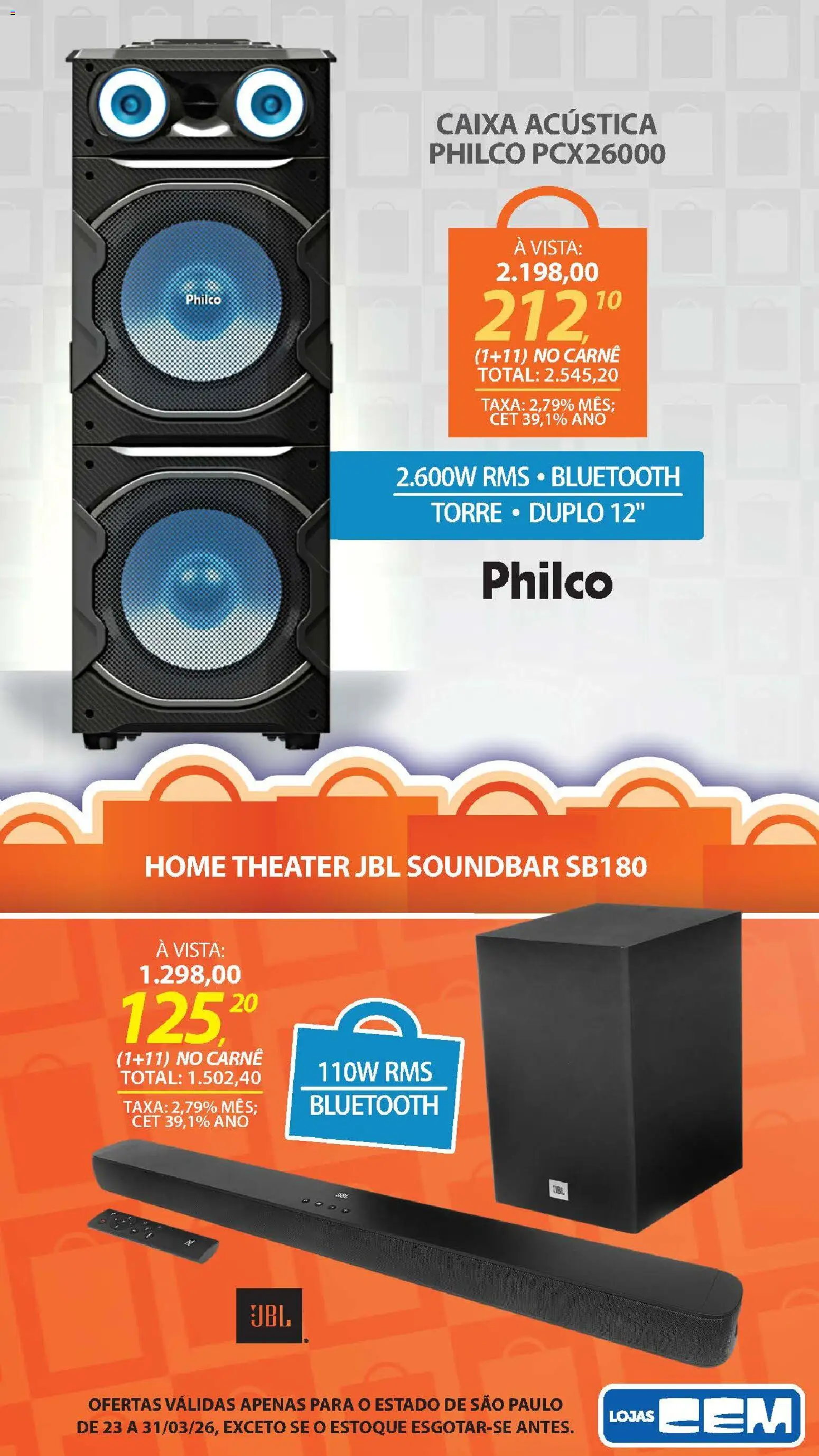 Lojas Cem Folheto - válido de 23.03.2026 | Página: 64