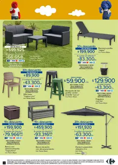Vista previa Carrefour ofertas válido desde el 23.12.2025 | Página: 8 | Productos: Reposera, Banqueta, Banco, Silla