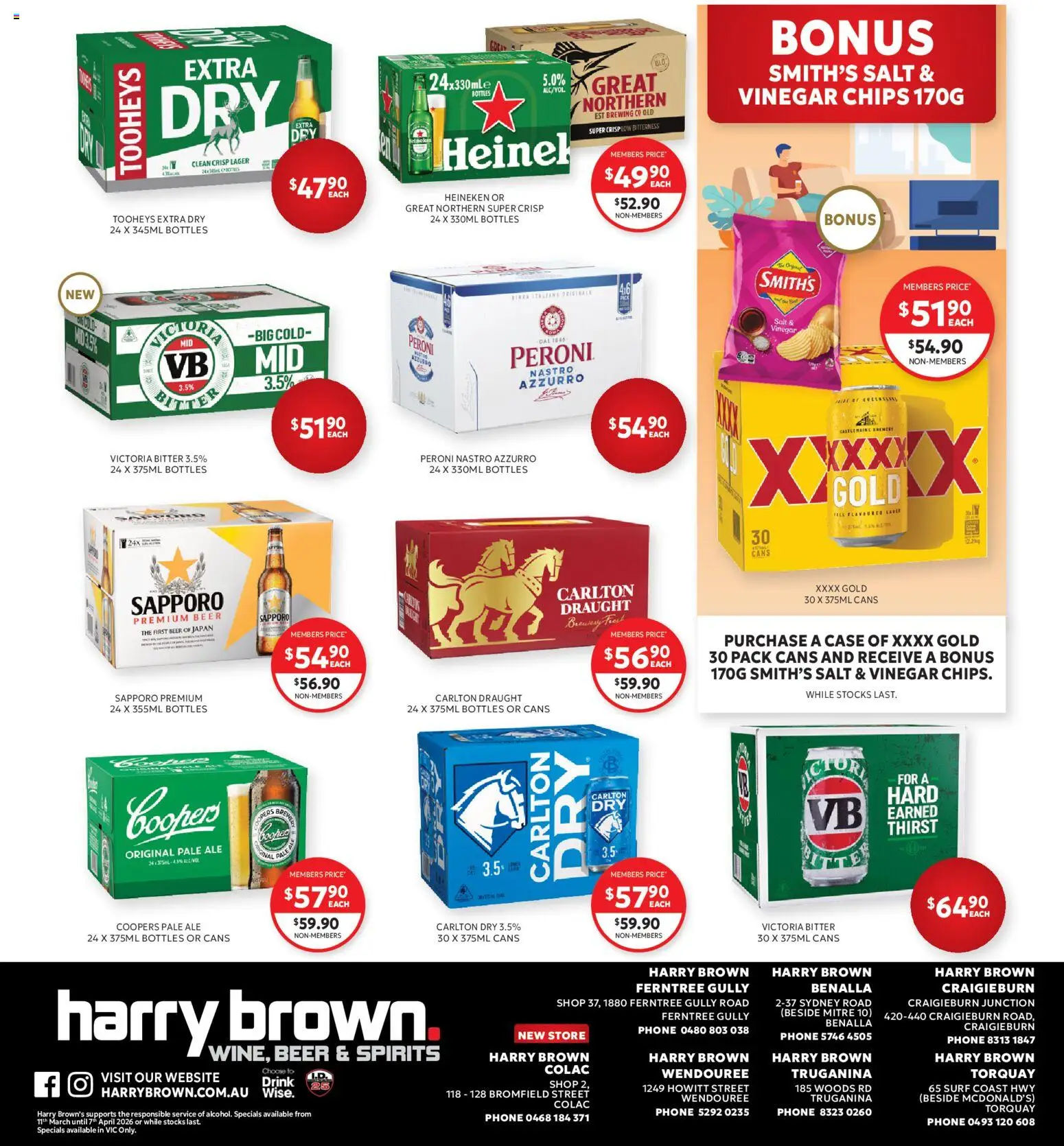 Harry Brown catalogue - valid from 11.03.2026 | Page: 12 | Products: Beer, Chips, Salt, Phone