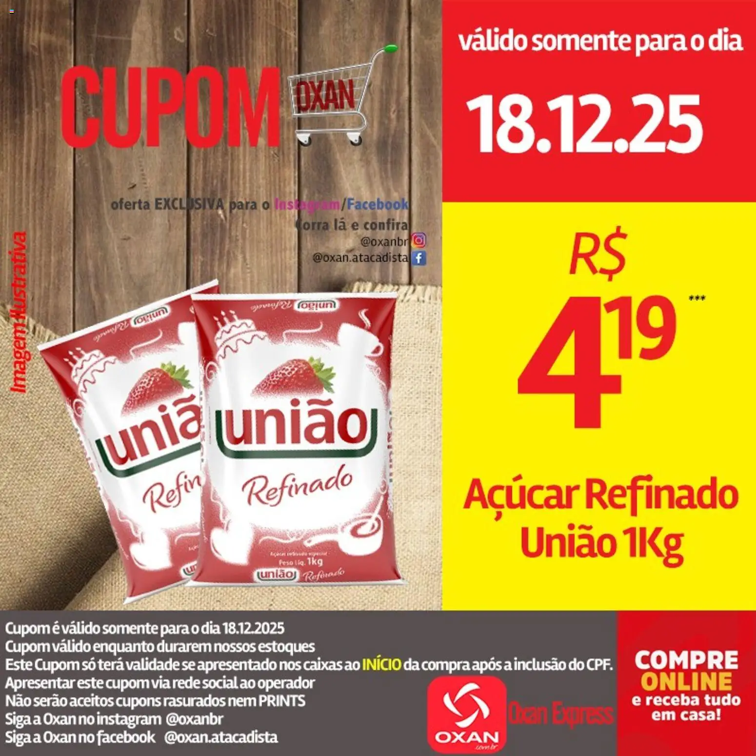 Oxan Atacadista Folheto - válido de 18.12.2025 | Página: 13 | Produtos: Açúcar