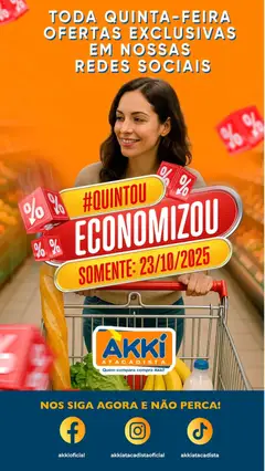 Akki Atacadista - Ofertas do Dia - Pré-Visualização do folheto da loja Akki Atacadista, válido de 23.10.2025