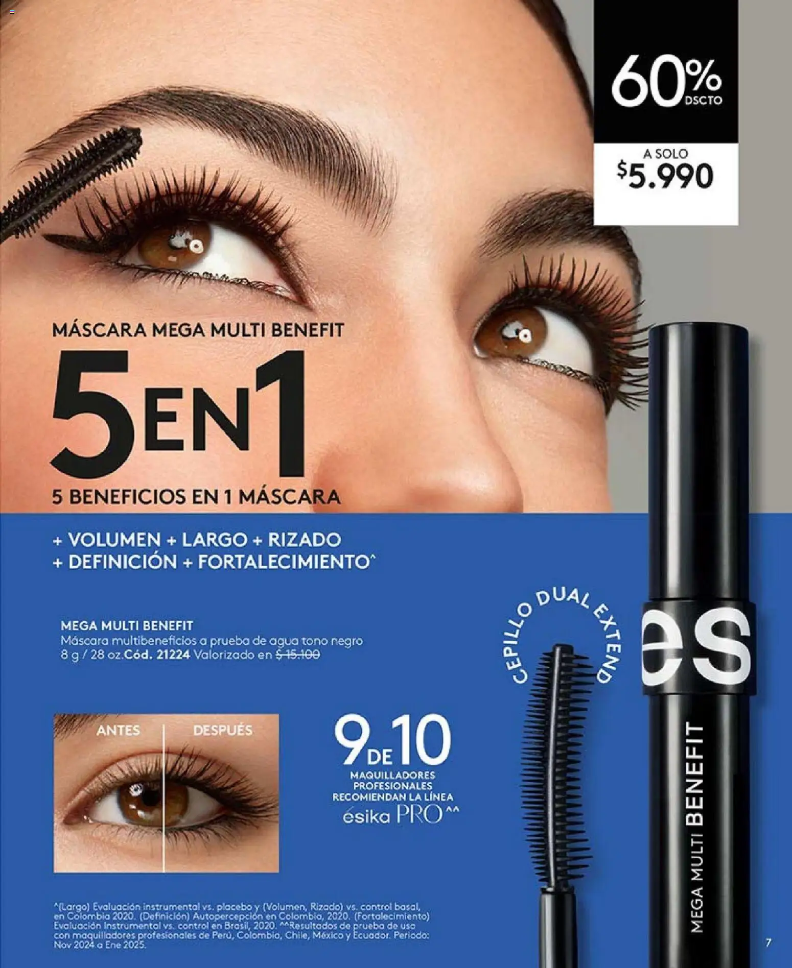 Catálogo Ésika Campaña 2 │ válido desde el 15.01.2026 | Página: 7 | Productos: Agua, Máscara