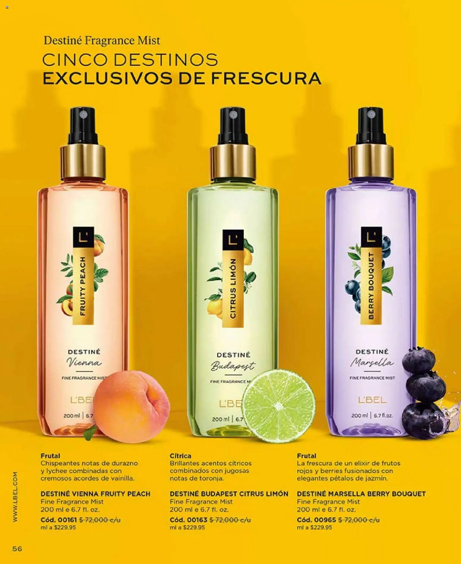 L'Bel revista - valida desde el 01.02.2026 | Página: 56 | Productos: Limón, Durazno