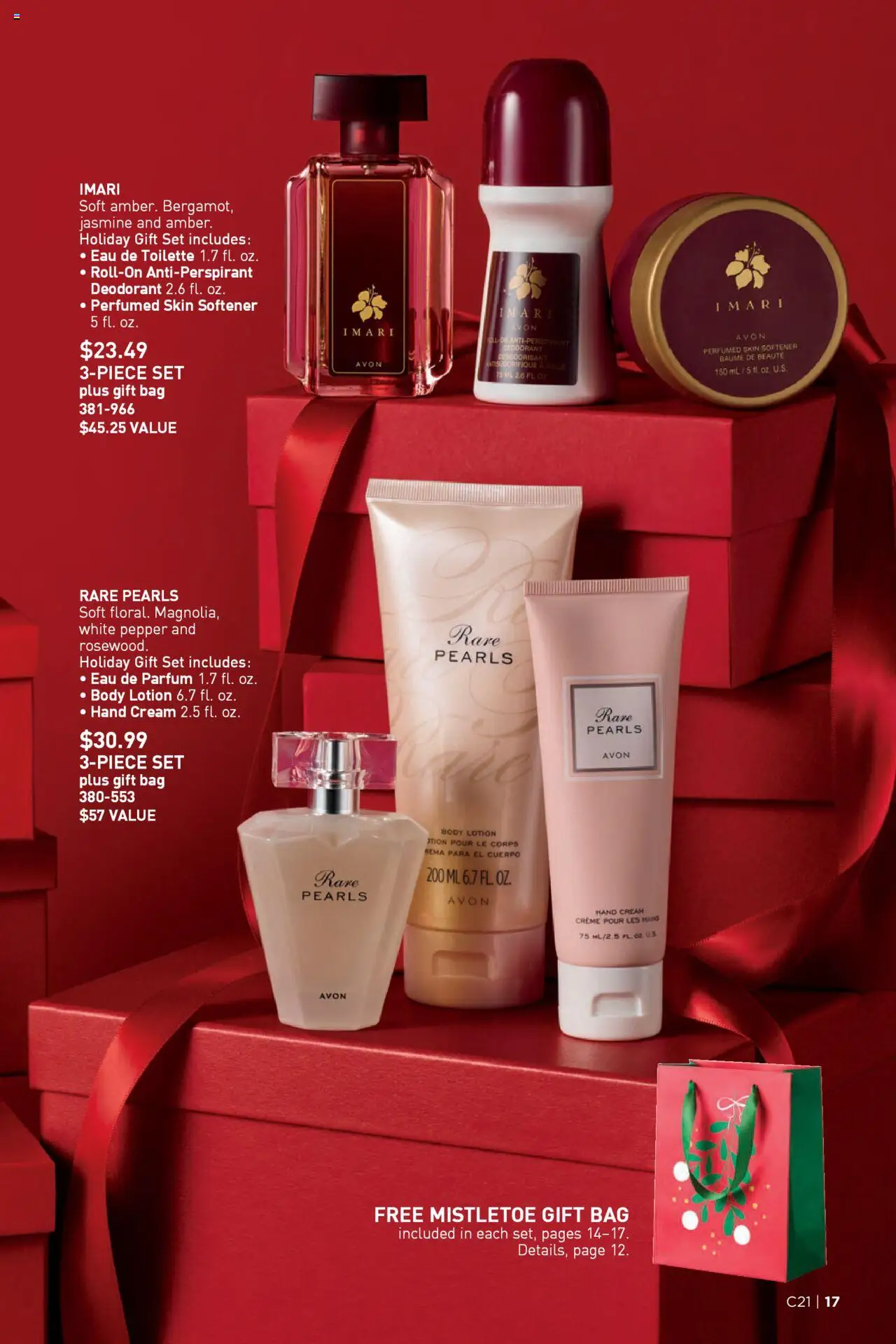 Avon Brochure - valid from 08.10.2025 | Page: 17 | Products: Eau de toilette, Antiperspirant, Cream, Bag