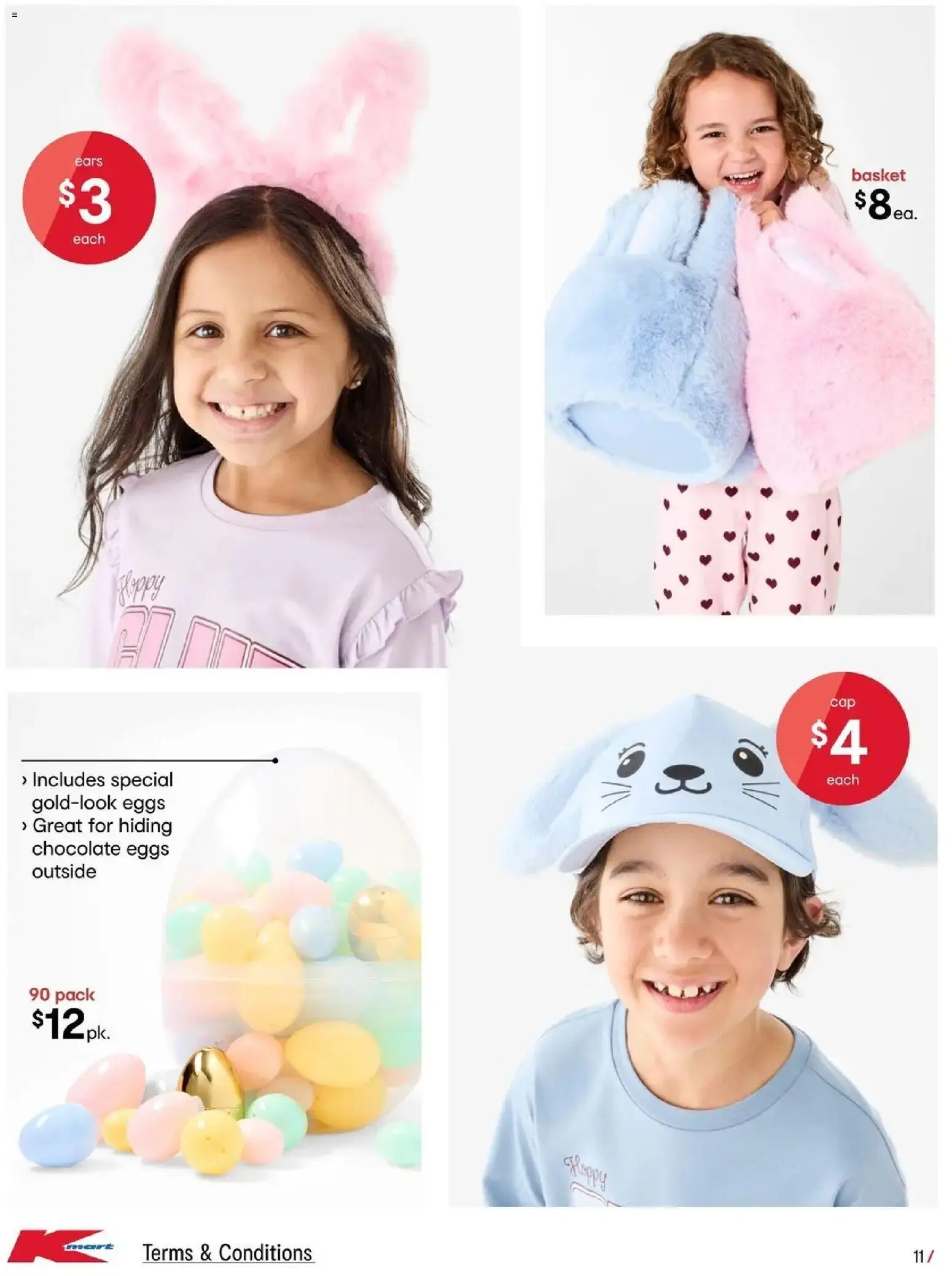 Kmart catalogue - valid from 26.03.2026 | Page: 11 | Products: Basket, Eggs, Chocolate