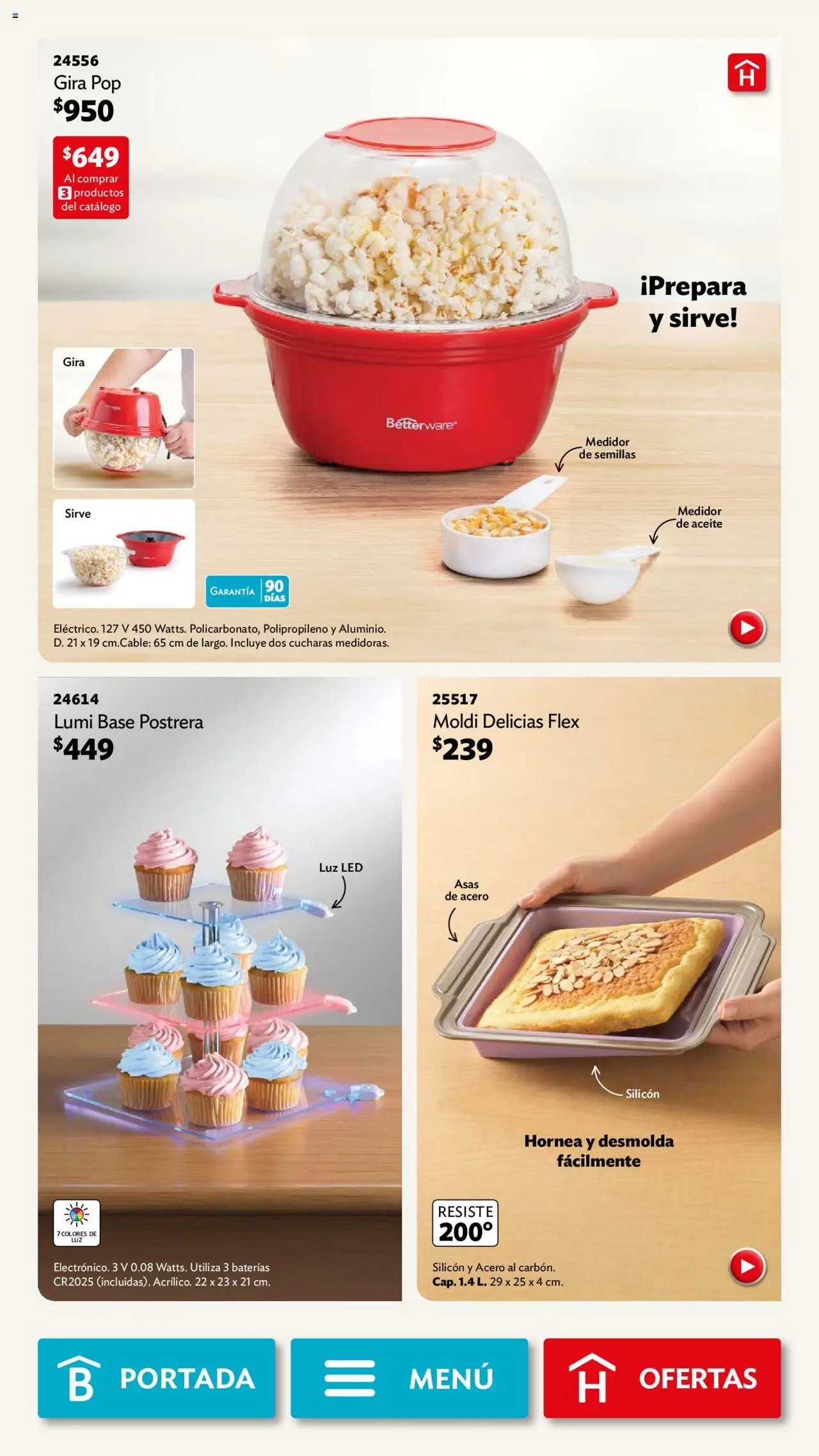 Nuevas ofertas de Betterware válidas en toda la República Mexicana desde el 01.09.2025. ¡Encuentra las mejores ofertas en Betterware - Campaña 9 2025! | Página: 38 | Productos: Aceite, Semillas
