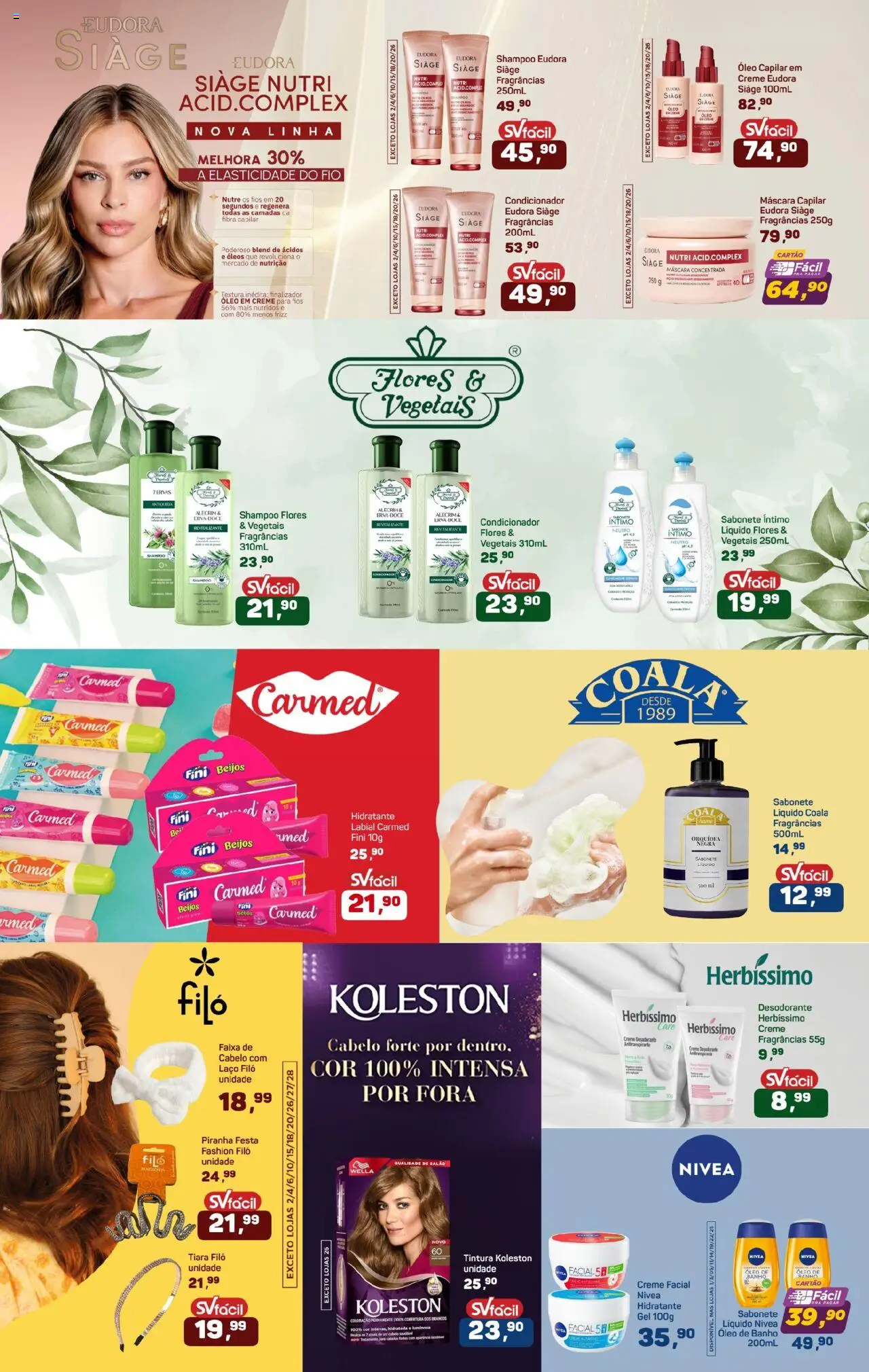 Supermercados São Vicente Folheto - válido de 15.10.2025 | Página: 6 | Produtos: Condicionador, Desodorante, Creme, Sabonete