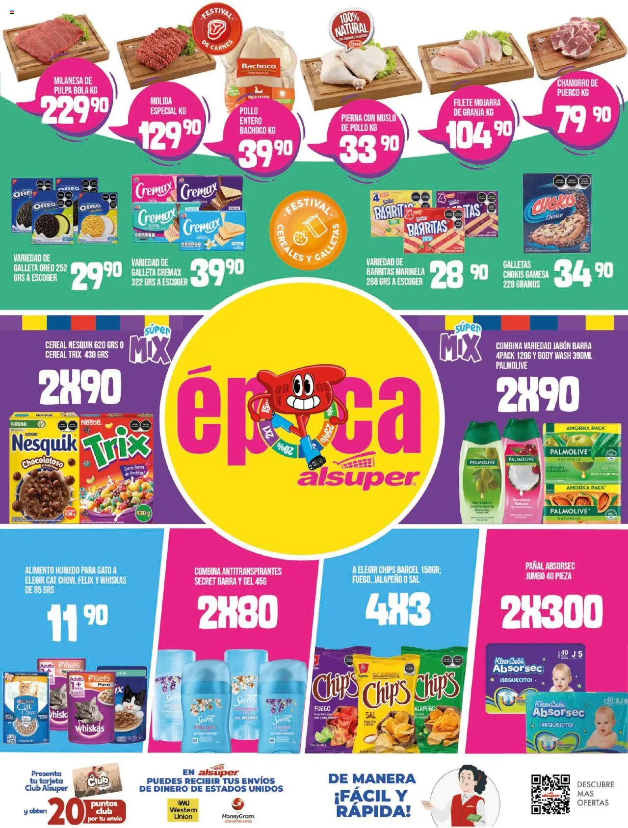 Nuevas ofertas de Alsuper válidas en toda la República Mexicana desde el 17.06.2025. ¡Encuentra las mejores ofertas en Alsuper folleto! | Página: 8 | Productos: Milanesa, Sal, Barra, Jabón