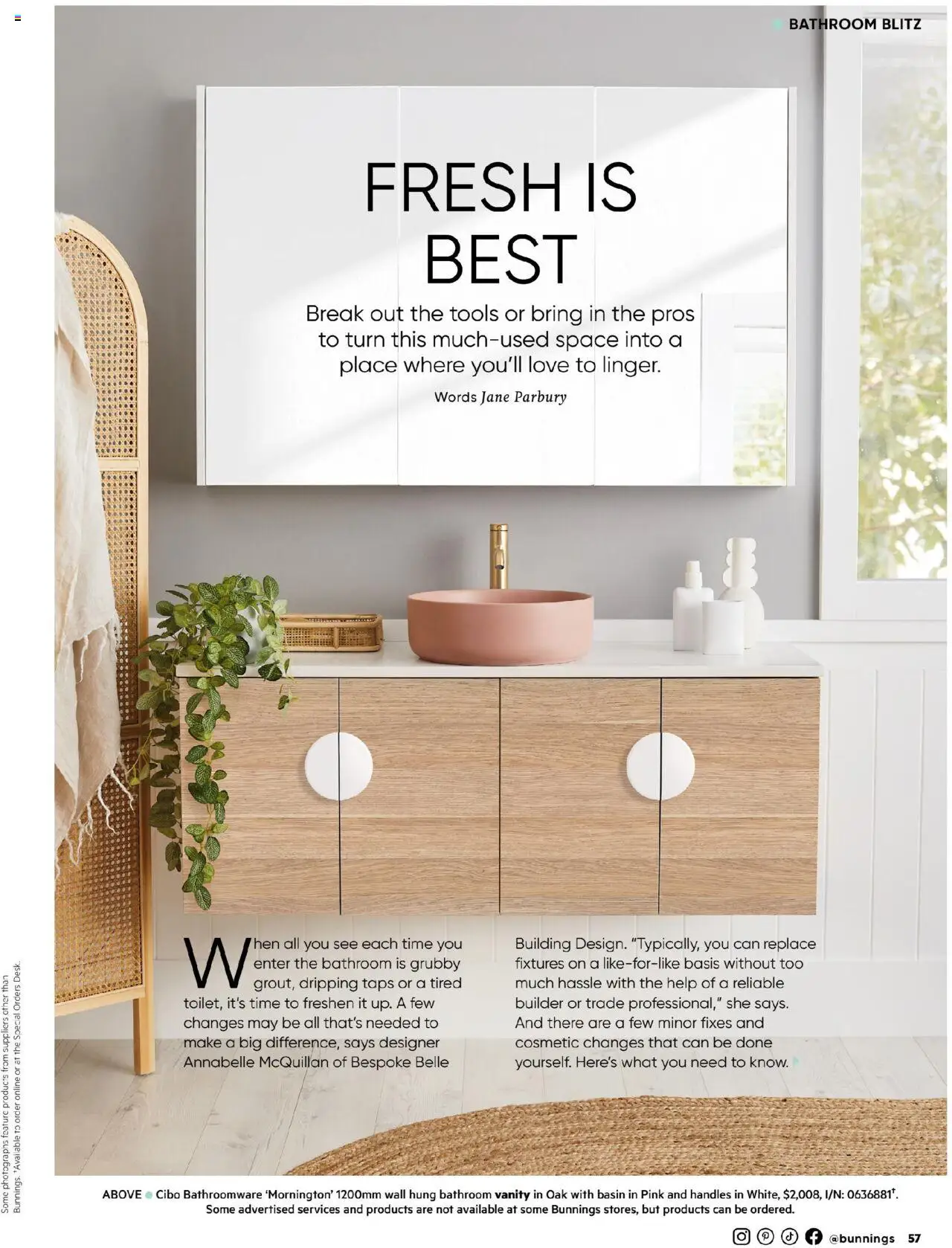 Bunnings Warehouse catalogue - valid from 01.08.2025 | Page: 61 | Products: Tools, Bathroom