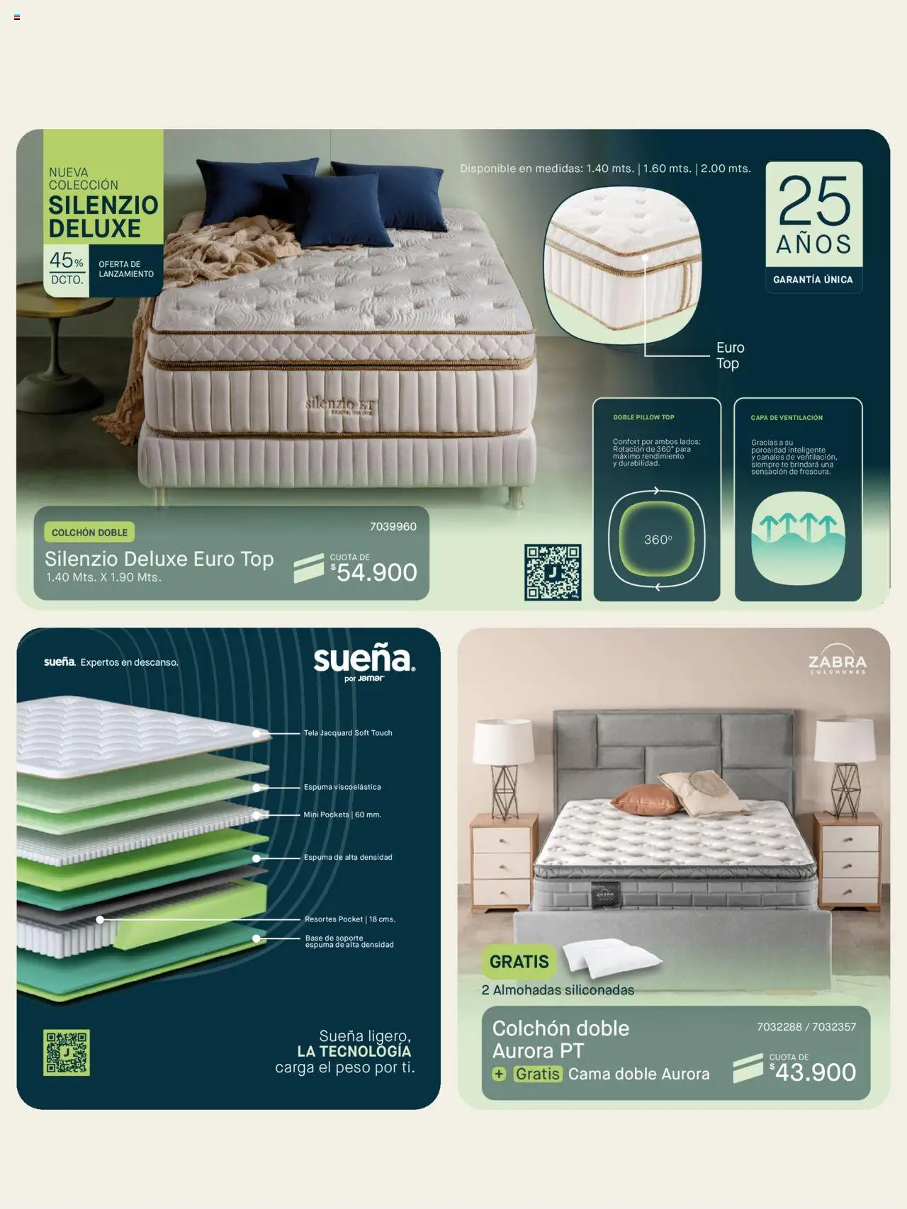 Muebles jamar revista - valida desde el 30.09.2025 | Página: 15 | Productos: Té, Espuma, Peso, Cama