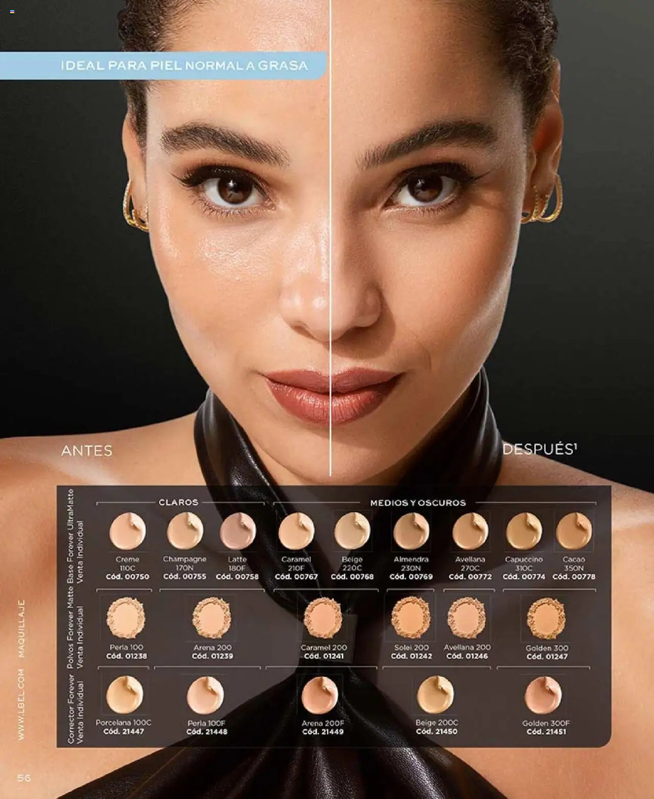 L'Bel revista - valida desde el 27.05.2025 | Página: 56 | Productos: Almendra, Individual, Maquillaje, Corrector