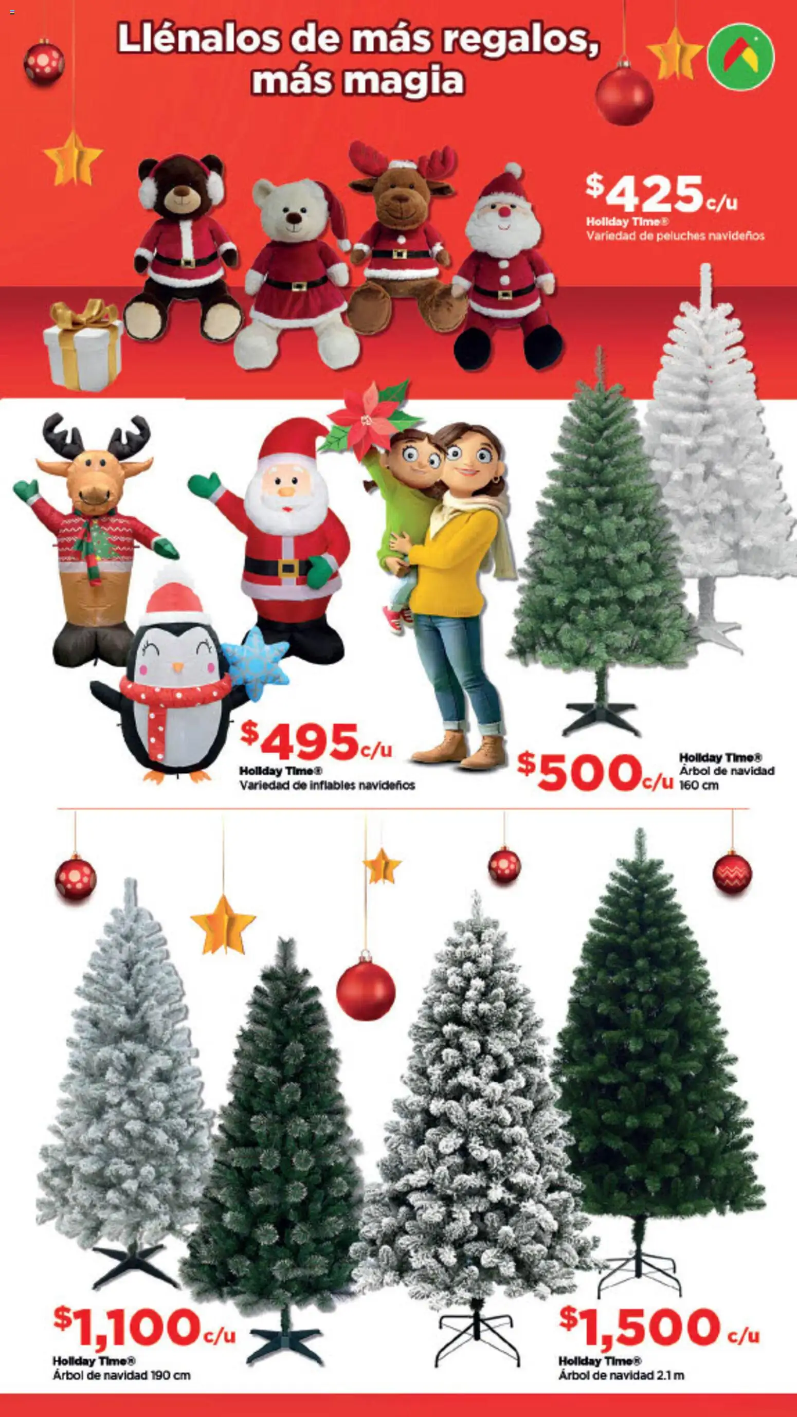 Nuevas ofertas de Bodega Aurrerá válidas en toda la República Mexicana desde el 03.11.2025. ¡Encuentra las mejores ofertas en Bodega Aurrerá folleto Aquí sí te alcanza para la magia de la Navidad! | Página: 7