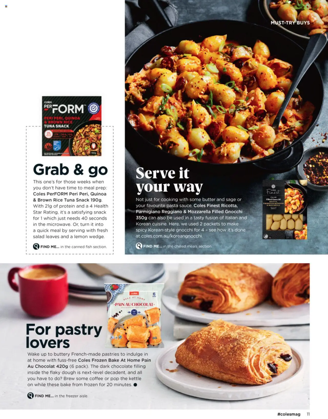 Coles catalogue - valid from 03.07.2025 | Page: 11 | Products: Coffee, Pastry, Lemon, Freezer