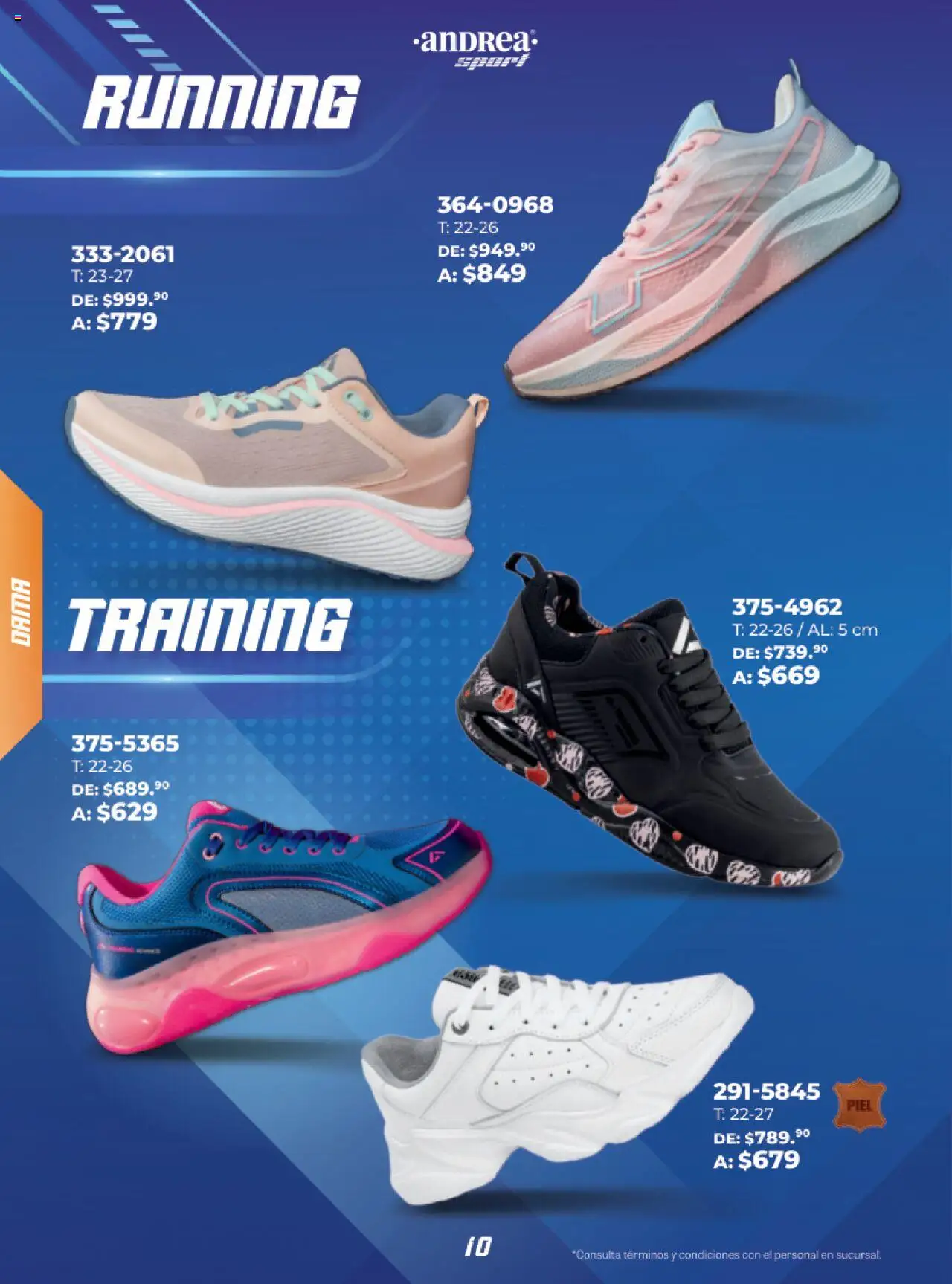 Nuevas ofertas de Andrea válidas en toda la República Mexicana desde el 21.09.2025. ¡Encuentra las mejores ofertas en Andrea - Catálogo Eleva tu estilo deportivo ! | Página: 10
