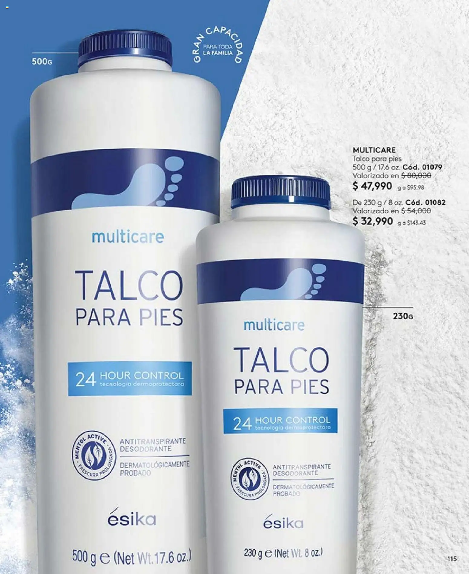 Ésika revista - valida desde el 01.02.2026 | Página: 115 | Productos: Desodorante, Antitranspirante