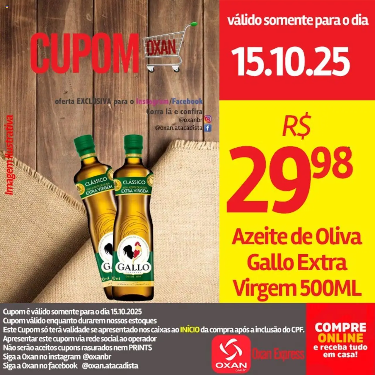 Oxan Atacadista Folheto - válido de 15.10.2025 | Página: 4 | Produtos: Azeite