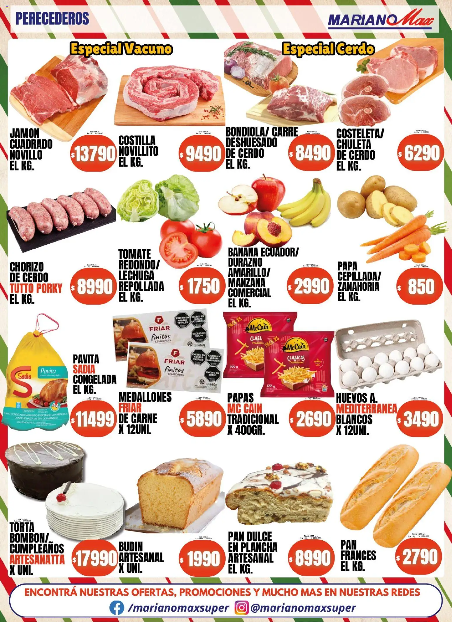 Mariano Max - Catálogo │ válido desde el 02.12.2025 | Página: 5 | Productos: Durazno, Tomate, Jamón, Cerdo