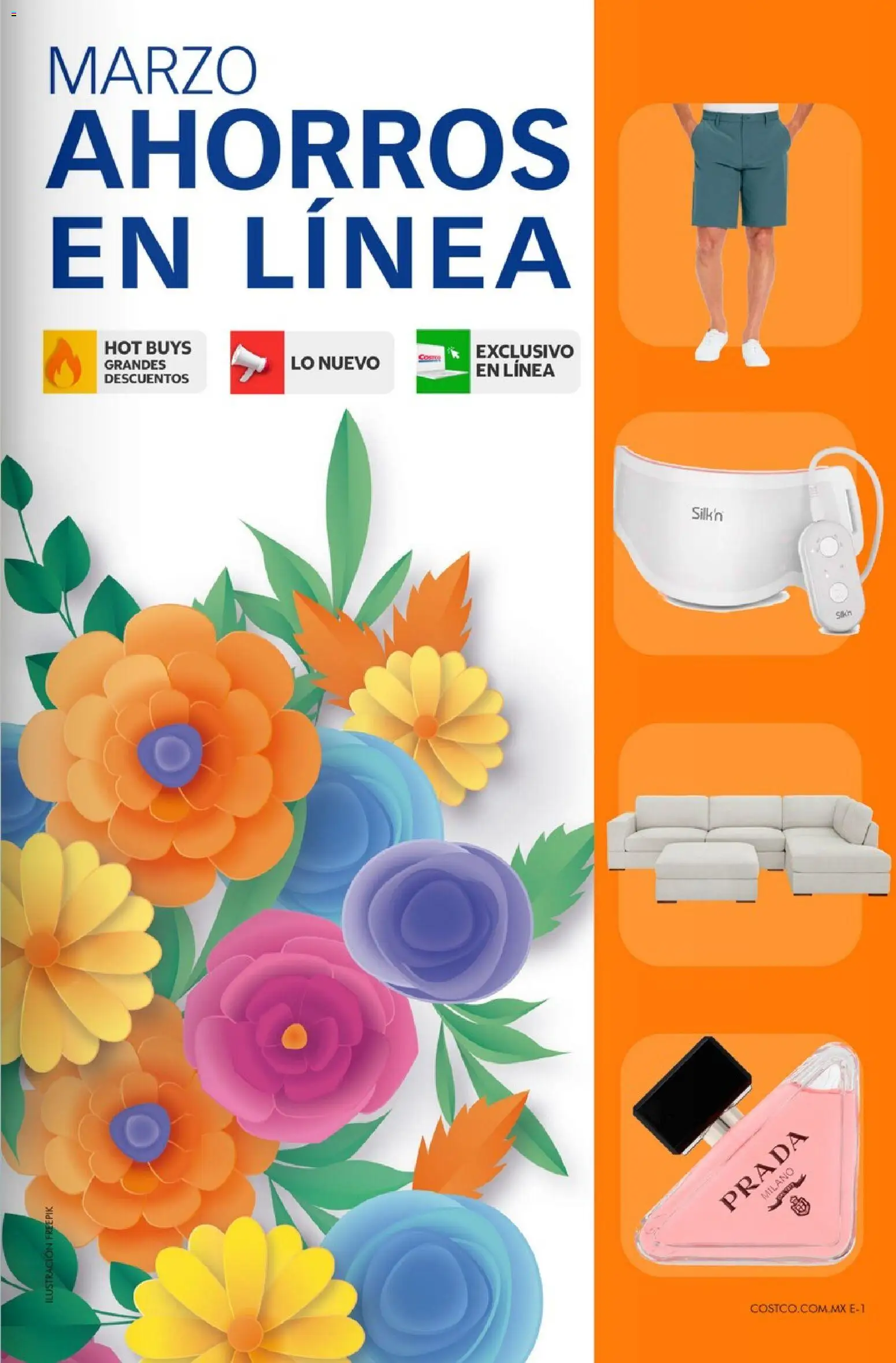 Nuevas ofertas de Costco válidas en toda la República Mexicana desde el 01.03.2026. ¡Encuentra las mejores ofertas en Costco Revista de marzo! | Página: 85 | Productos: Sofá, Perfume