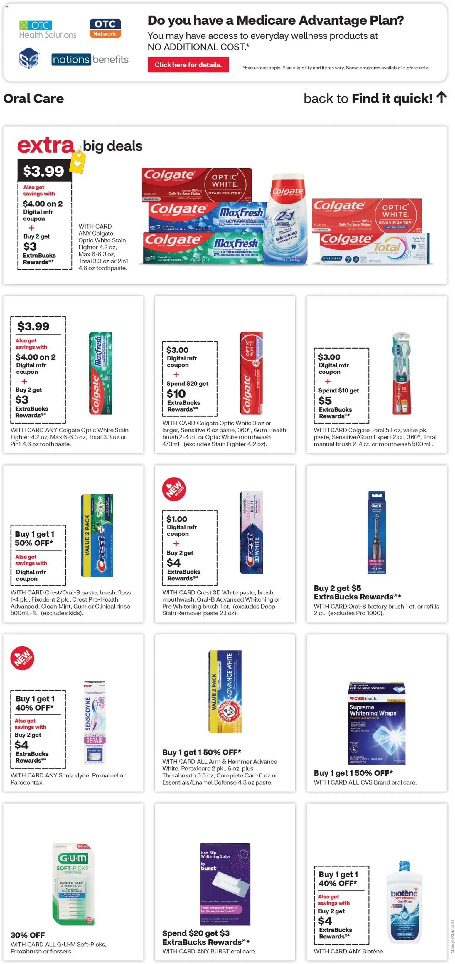 CVS Pharmacy Weekly Ad - NY - valid from 29.03.2026 | Page: 13 | Products: Battery, Hammer, Mouthwash, Stain remover