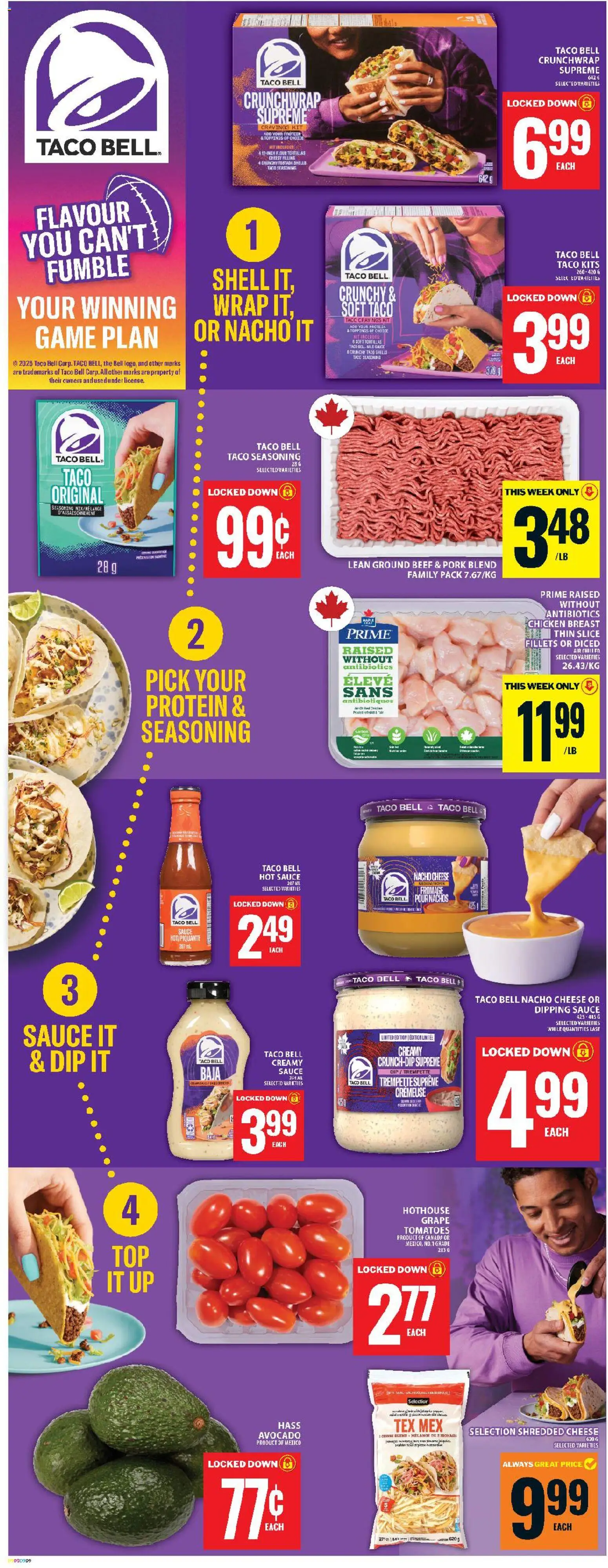 Food Basics flyer valid from 29.01.2026 | Page: 17 | Products: Beef, Chicken, Pork, Tomatoes