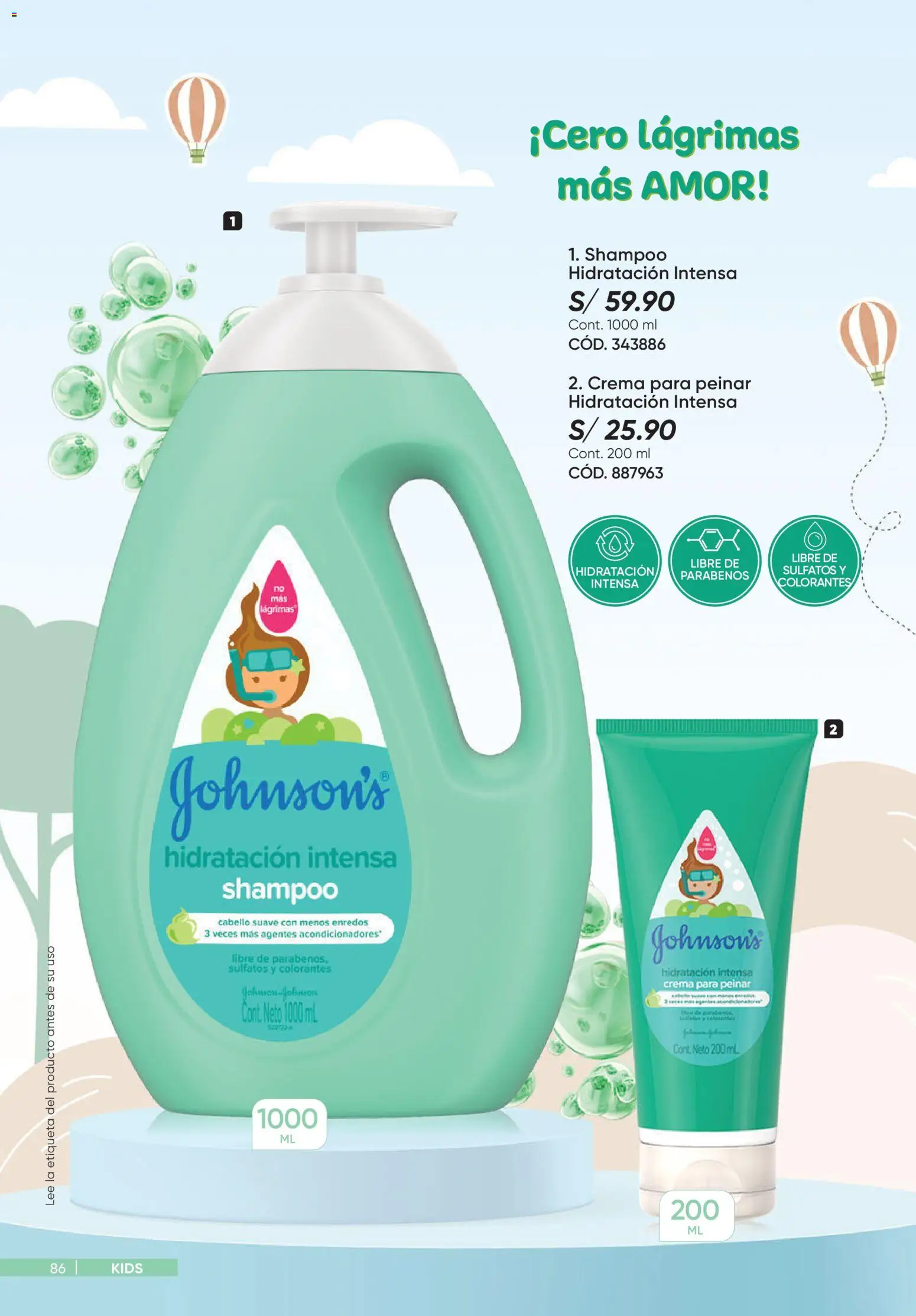 Catálogo Azzorti válido desde 24.11.2025 | Página: 86 | Productos: Shampoo, Crema