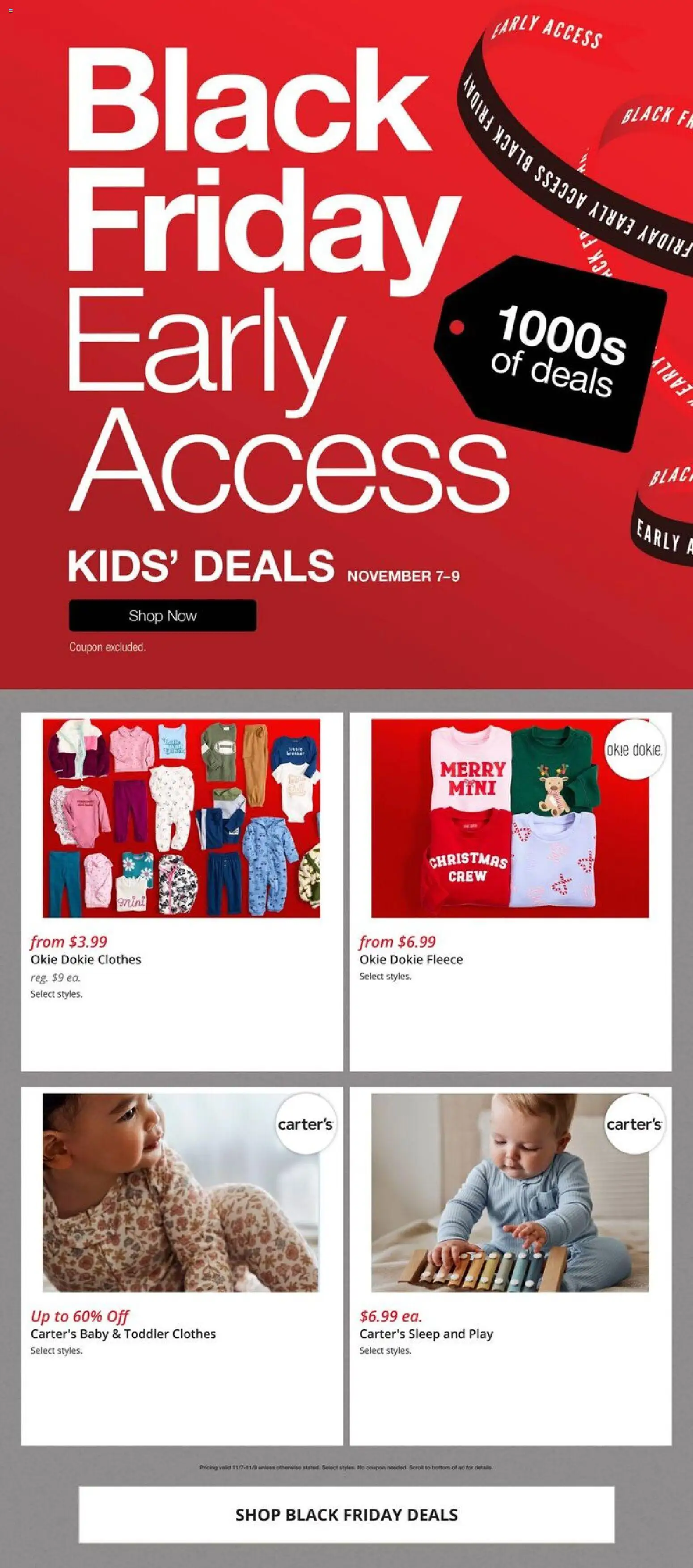 JCPenney Black Friday Kid´s Deals - valid from 07.11.2025 | Page: 1 | Products: Clothes